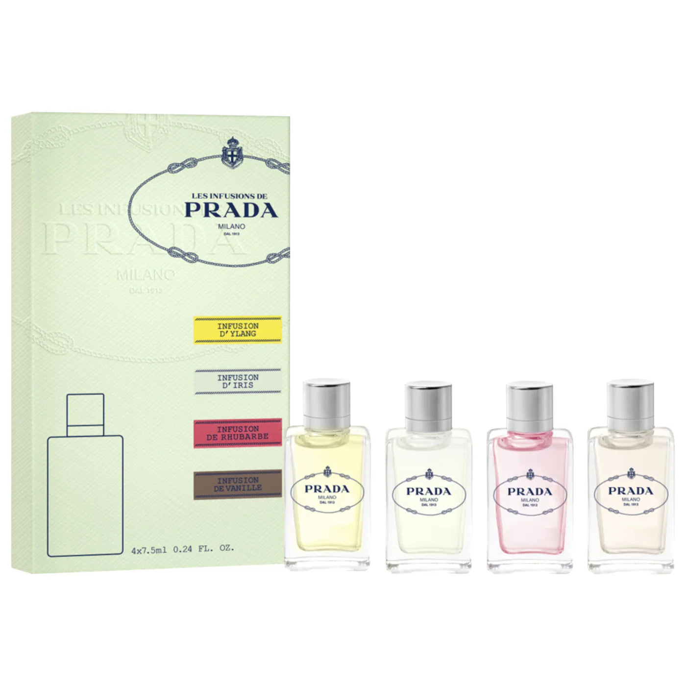 PREORDEN: Les Infusions Mini Coffret Set - Prada / Set de mini perfum