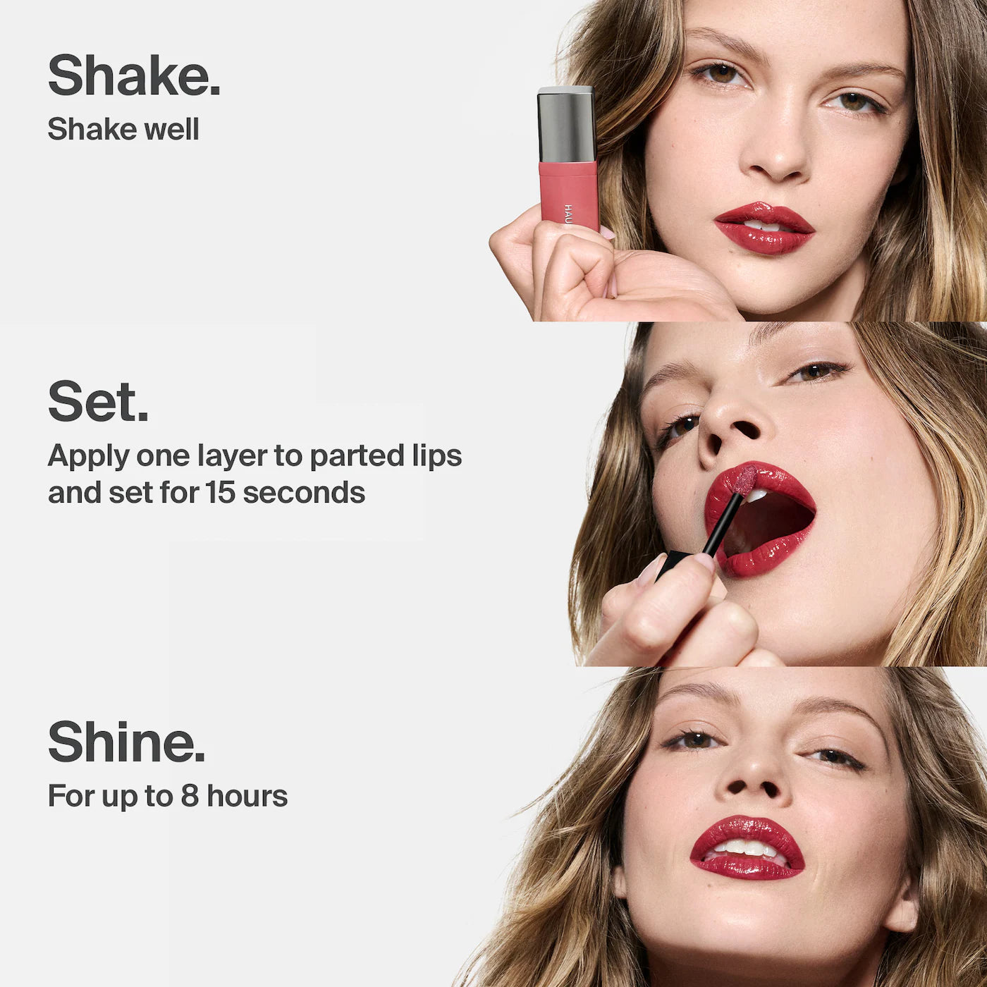 *PREORDEN: Atomic Shake High-Shine Longwear Lip Lacquer Lipstick - HAUS LABS BY LADY GAGA / Labial de larga duración