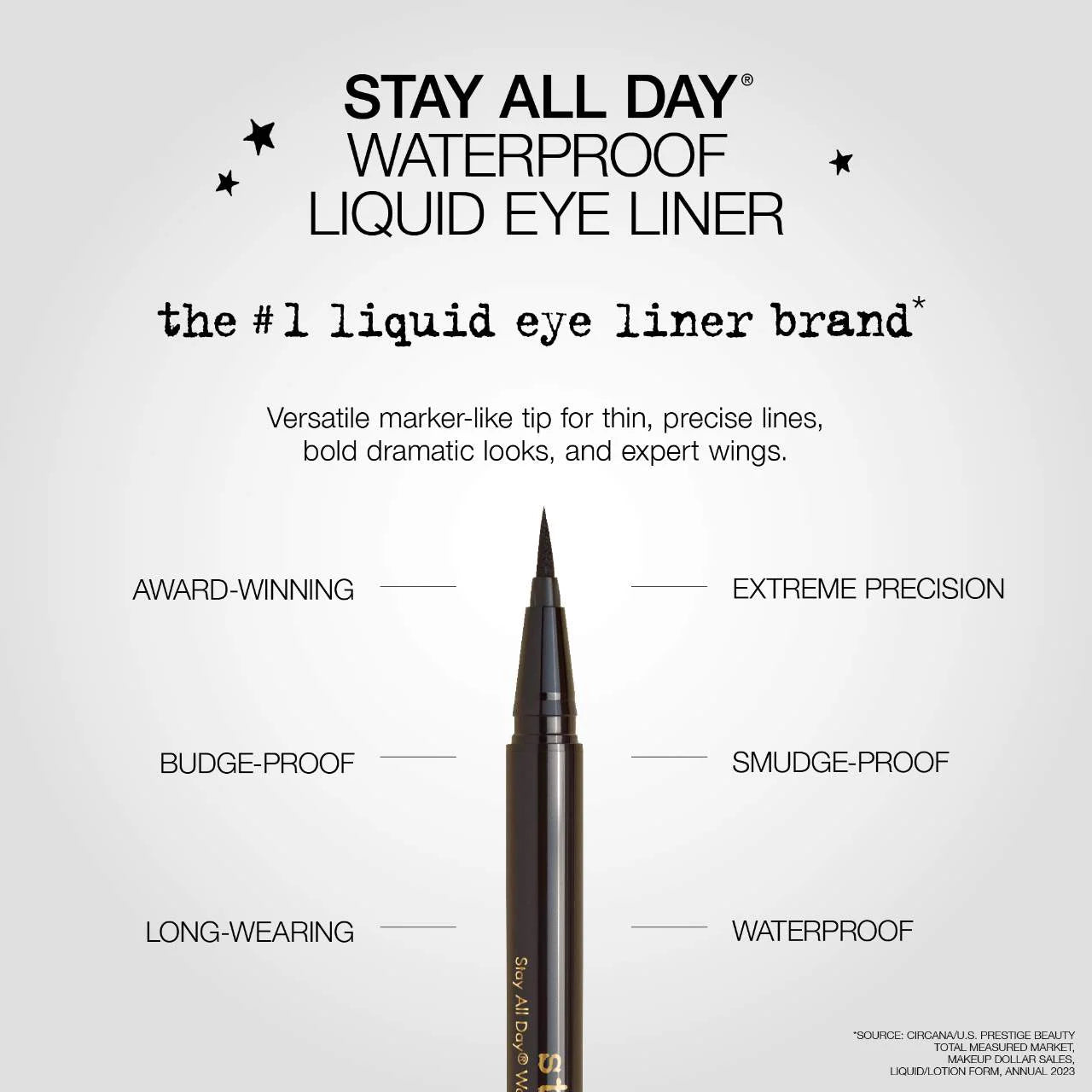 *PREORDEN: Stay All Day® Waterproof Liquid Eye Liner - stila / Delineador de ojos