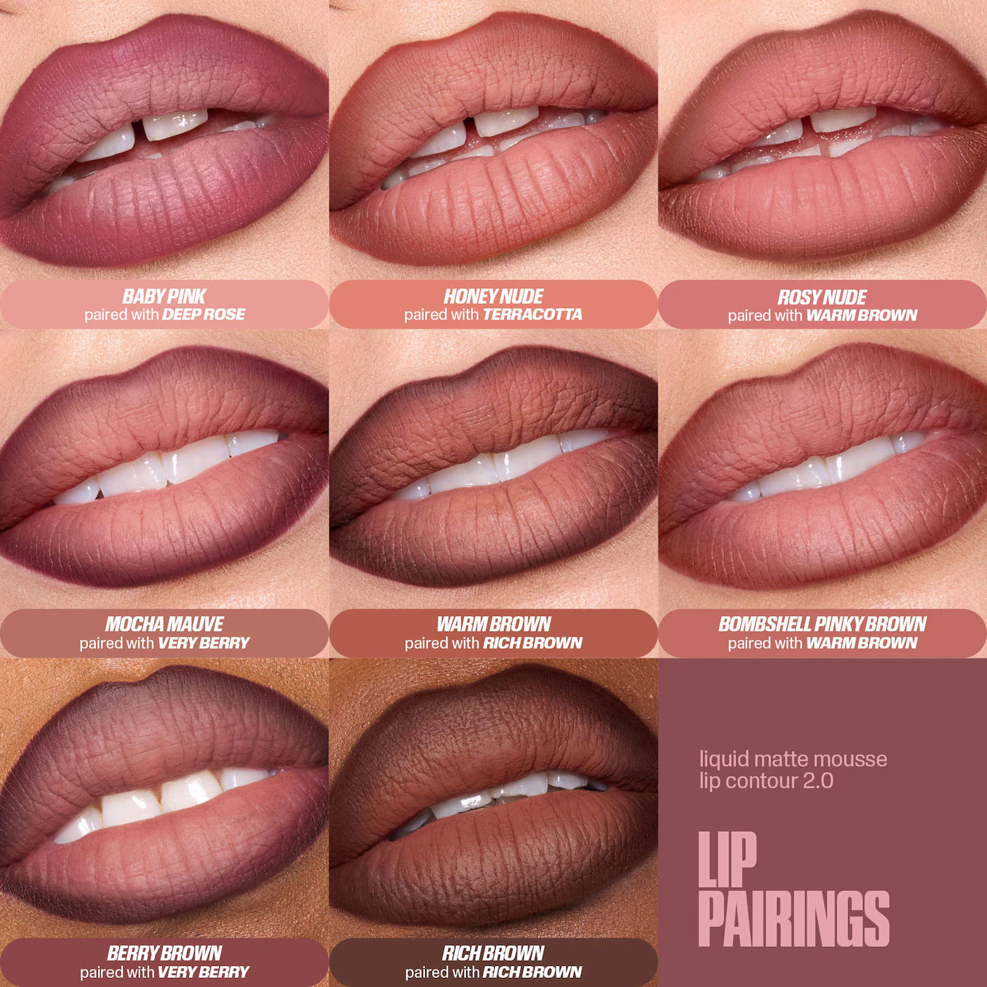 *PREORDEN: Liquid Matte Mousse Soft Blur Lip Cream - HUDA BEAUTY / Labial Matte