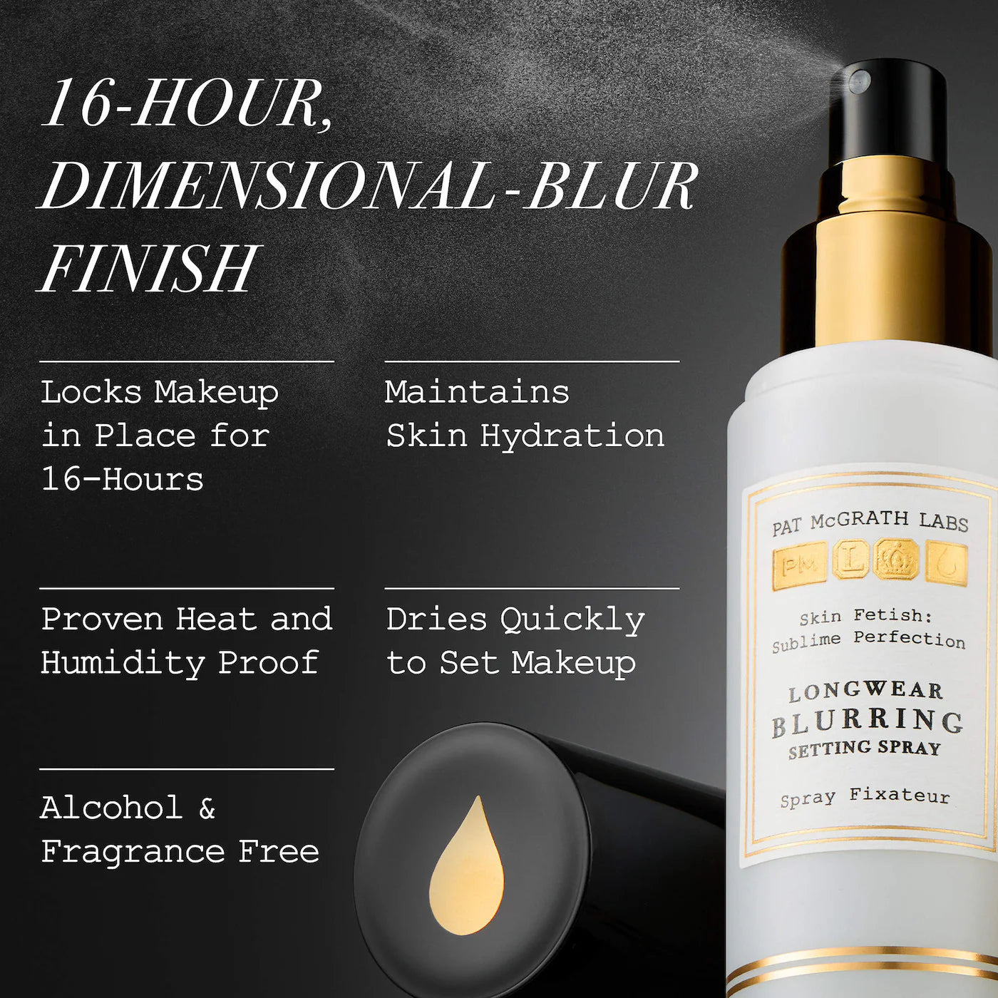 Skin Fetish: Sublime Perfection Longwear Blurring Setting Spray - PAT McGRATH LABS / Spray fijador