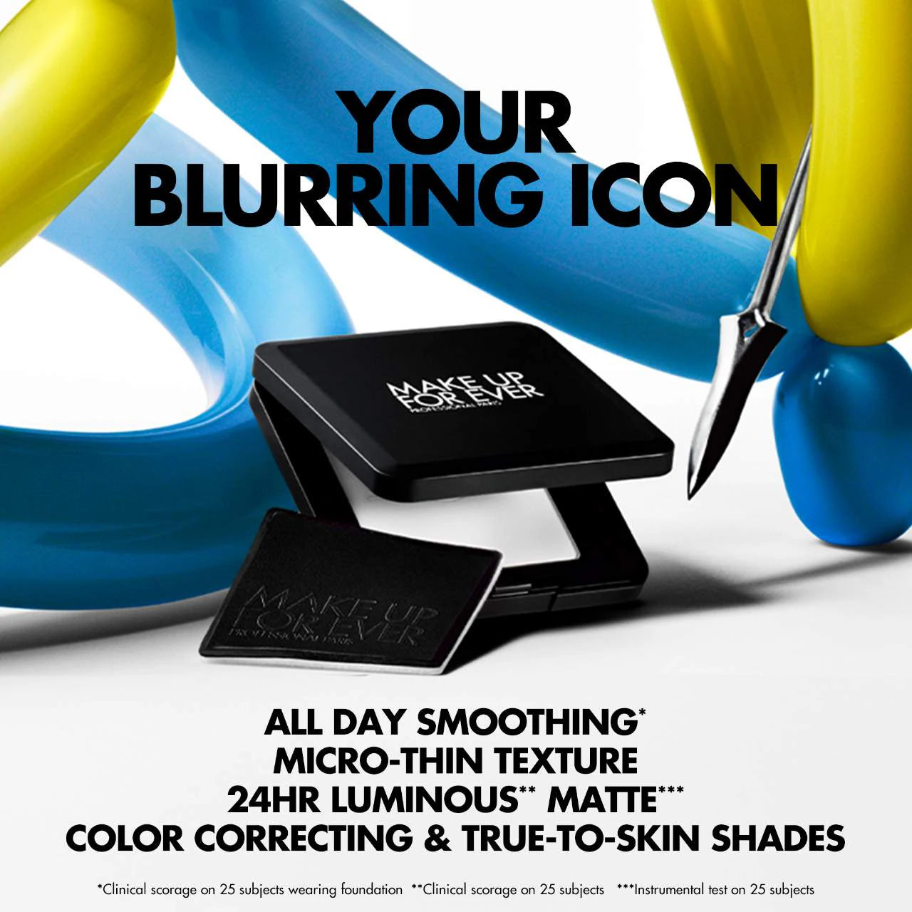 *PREORDEN: Mini HD Skin Blurring & Perfecting Pressed Powder - Makeup For Ever / Polvo compacto