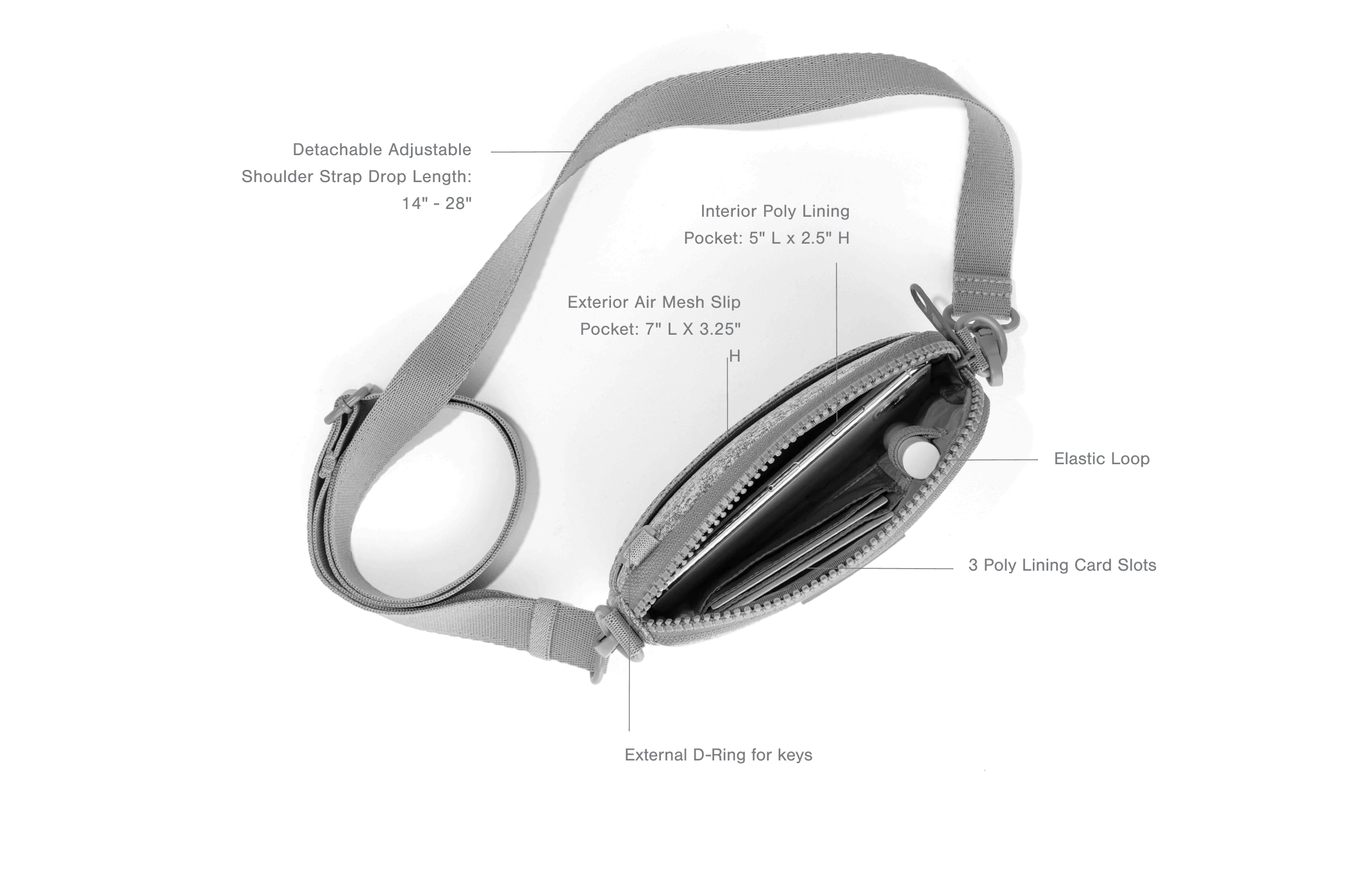 Mara Neoprene Phone Sling Tono DUNE - Dagne Dover / Cosmetiquera