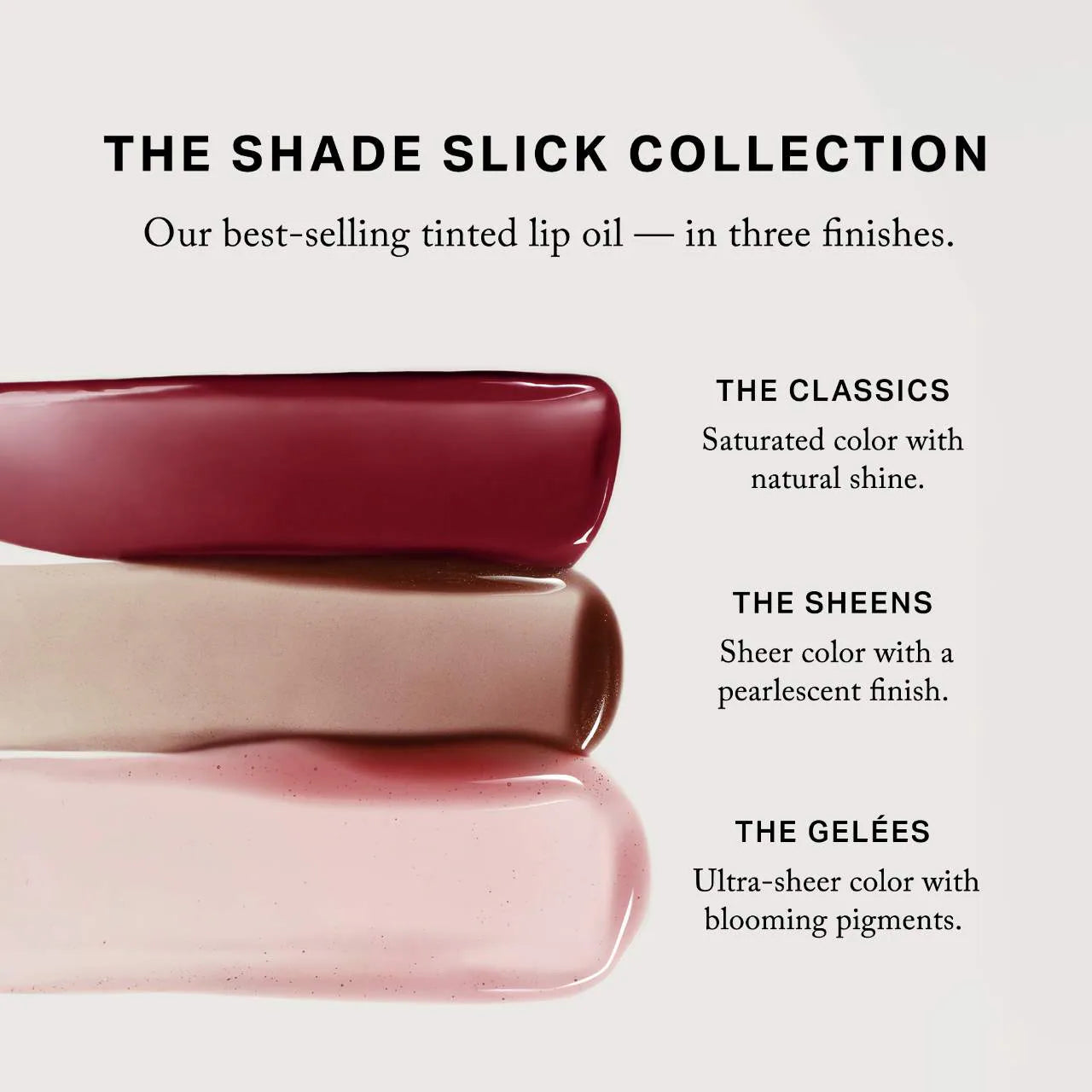 *PREORDEN: Shade Slick Sheen High Shine Tinted Lip Oil - MERIT / Tinta con color y brillo