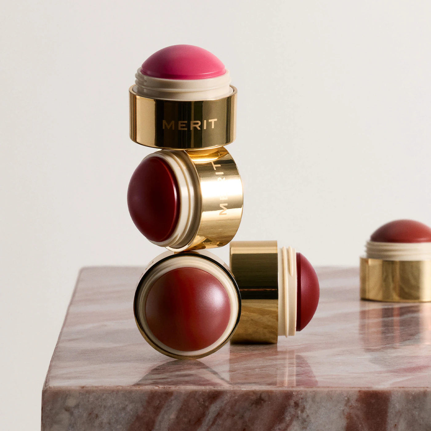*PREORDEN: The Mini Flush Blush Balm Trio - MERIT / 3 pzas rubor en crema Ed. Limitada