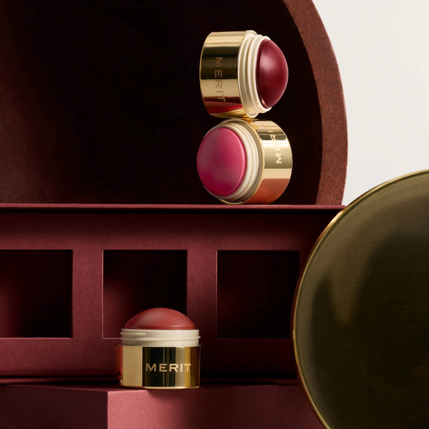 *PREORDEN: The Mini Flush Blush Balm Trio - MERIT / 3 pzas rubor en crema Ed. Limitada