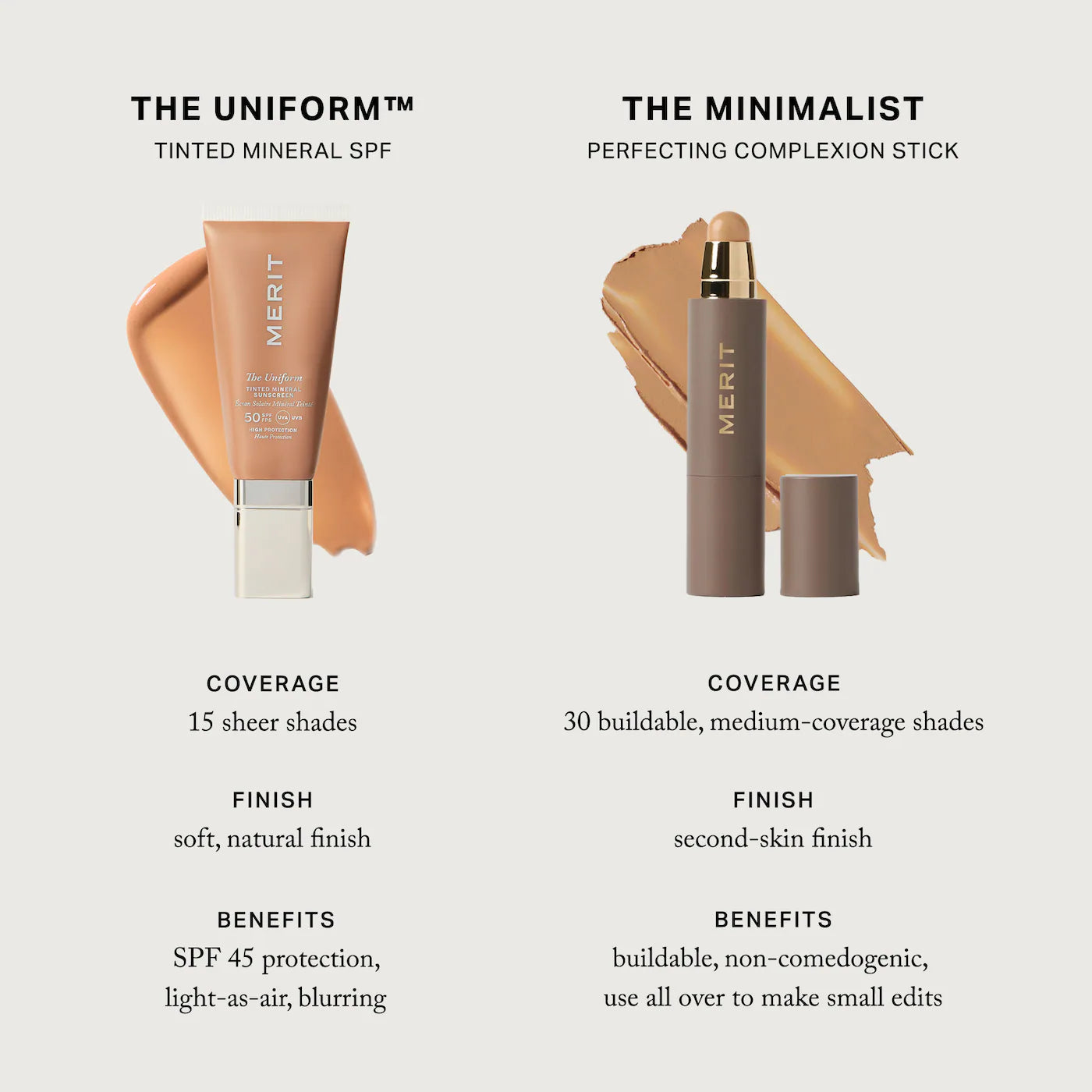 *PREORDEN: The Uniform™ Tinted Mineral Sunscreen Broad Spectrum SPF 45 - Merit / Protector solar con color