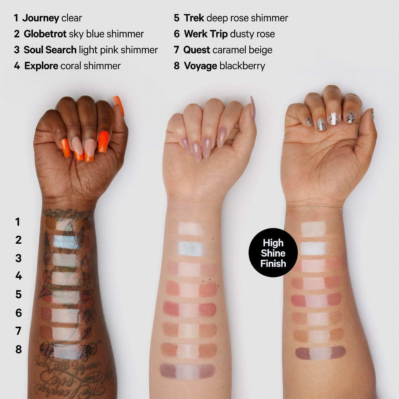 *PREORDEN: Odyssey Hydrating Non-Sticky Lip Oil Gloss - Milk Makeup / Brillo de labios con color