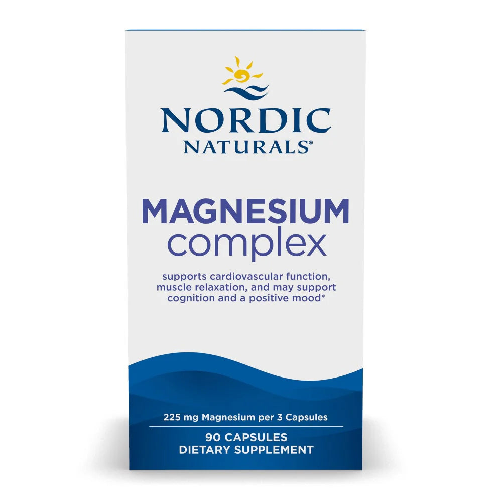 *PREORDEN: Magnesium Complex - Nordic Naturals / Salud cerebral y cardiaca, energía y relajación muscular