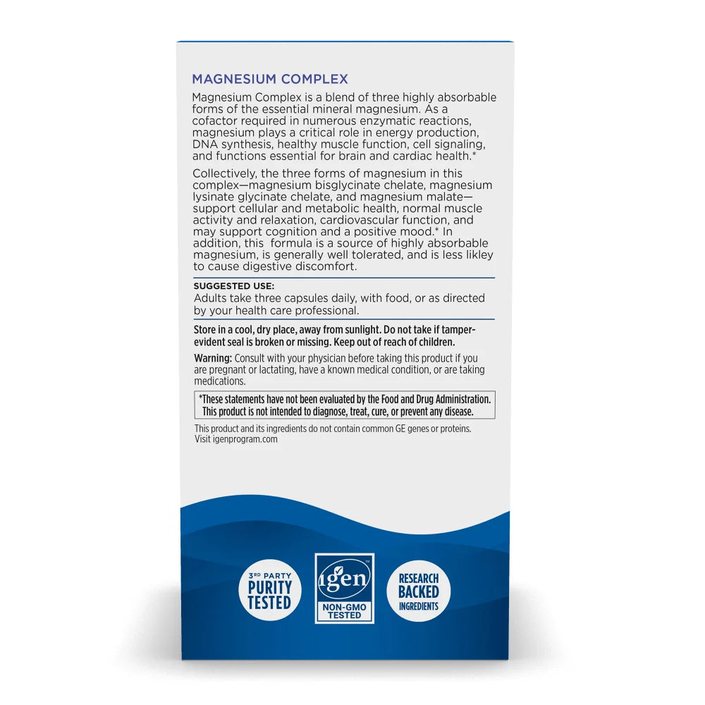 *PREORDEN: Magnesium Complex - Nordic Naturals / Salud cerebral y cardiaca, energía y relajación muscular