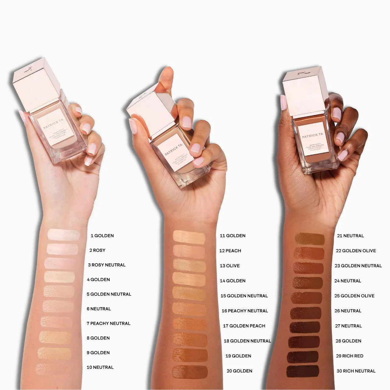 *PREORDEN: Major Skin Hydra-Luxe Luminous Skin Perfecting Foundation For Natural Glow - Patrick Ta / Base hidratante ligera
