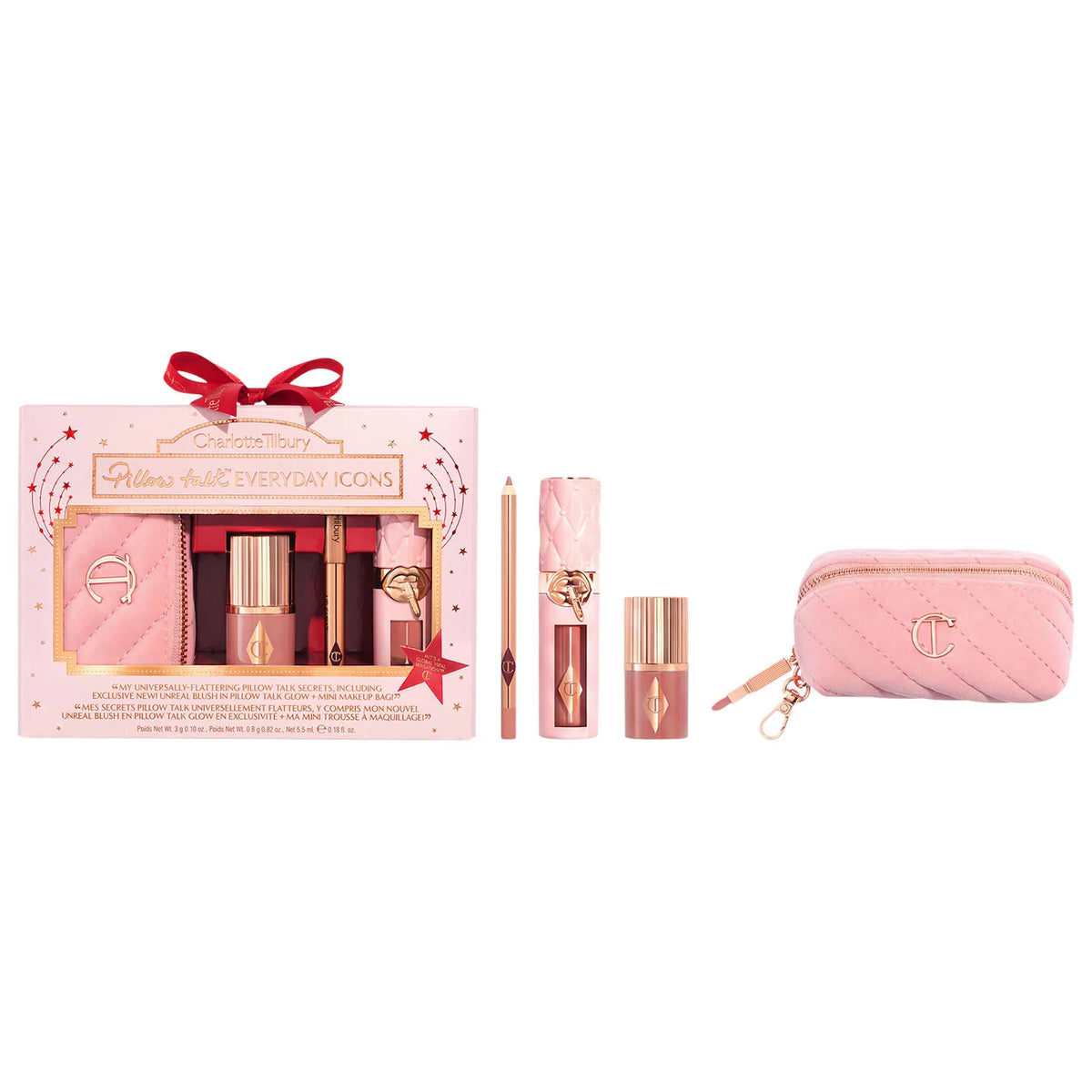*PREORDEN: Pillow Talk Everyday Icons Lip & Cheek Makeup Gift Set - Charlotte Tilbury / Set de maquillaje *Ed.Limitada