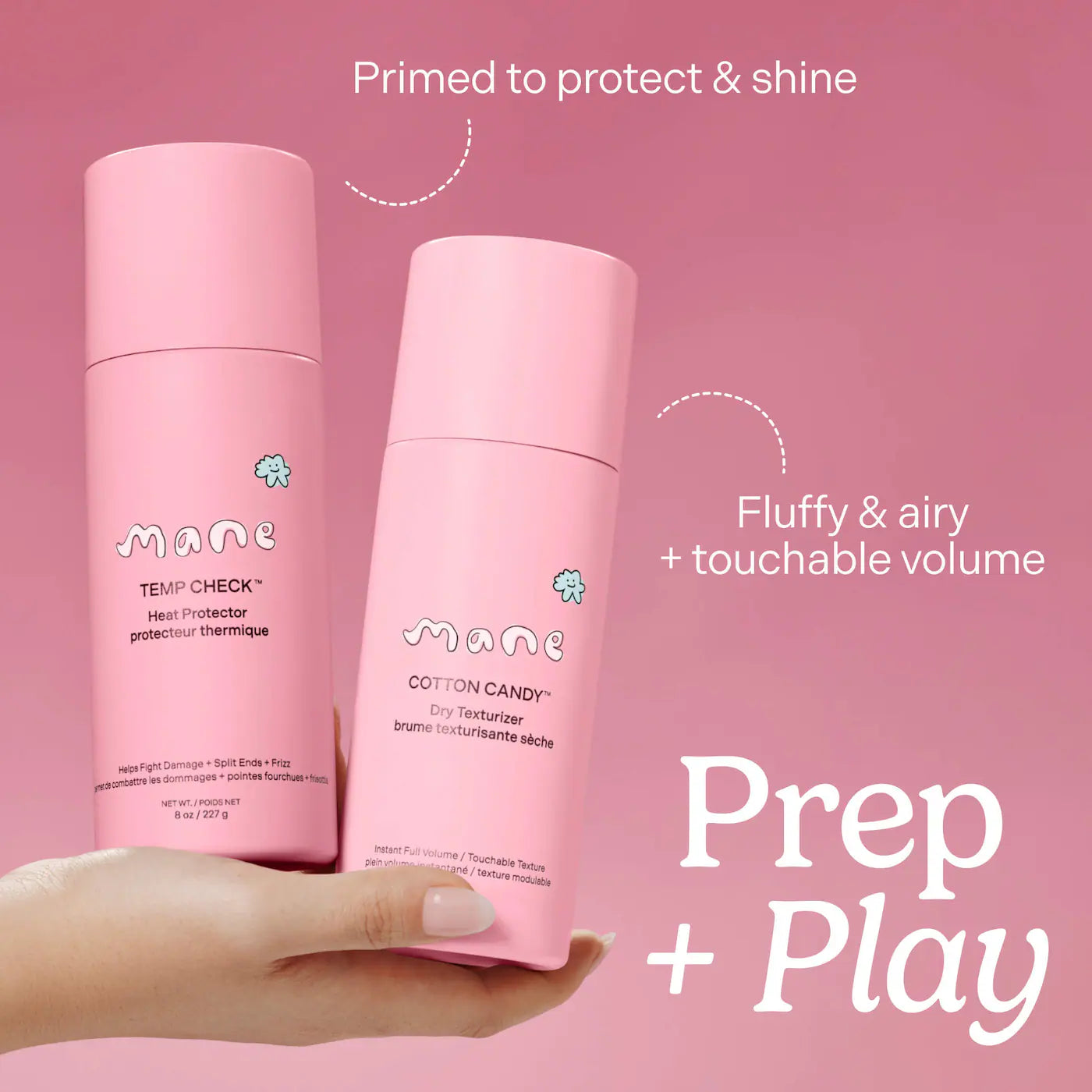 *PREORDEN: Temp Check Anti Frizz Heat Protectant 227g - Mane / Protector para el cabello