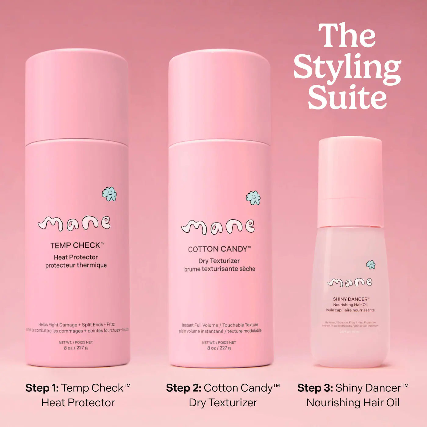 *PREORDEN: Temp Check Anti Frizz Heat Protectant 227g - Mane / Protector para el cabello