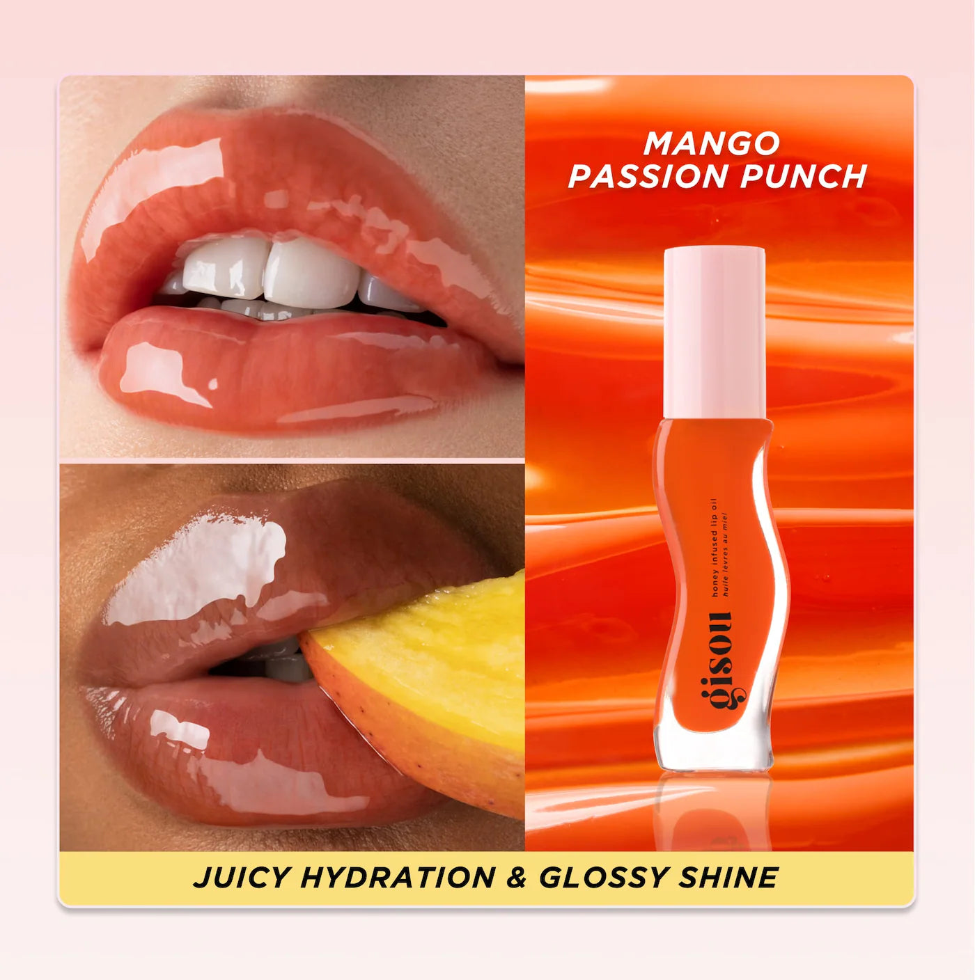 Honey Infused Hydrating Lip Oil - Gisou / Tratamiento nutritivo de labios