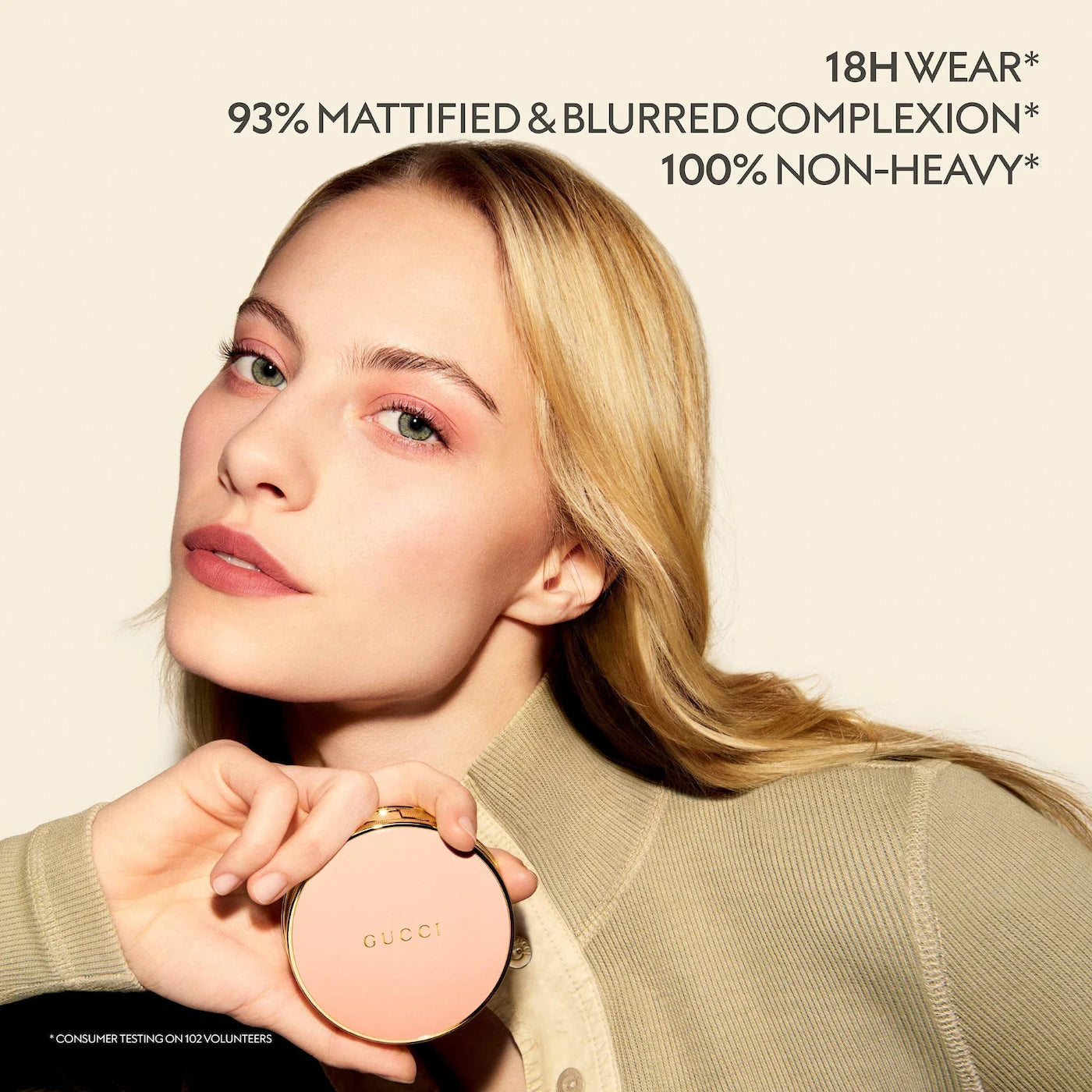 *PREORDEN: Mattifying Face Powder with 18-Hour Wear - Gucci / Polvo compacto