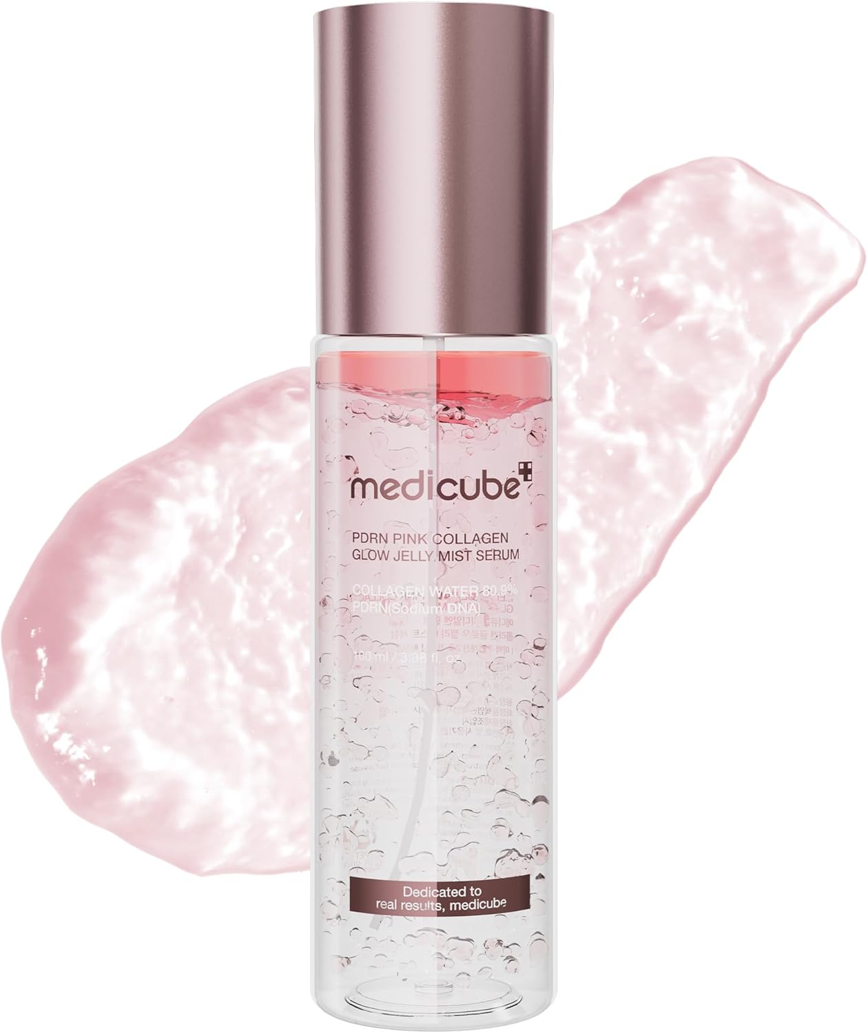 PDRN Pink Collagen Glow Jelly Mist Serum - Medicube / Suero de PDRN