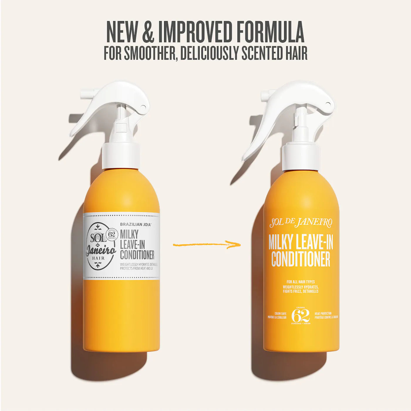 *PREORDEN: Milky Leave-In Conditioning Spray for Smoothing Split Ends and Frizz - Sol de Janeiro / Spray acondicionador sin enjuague puntas abiertas y el frizz
