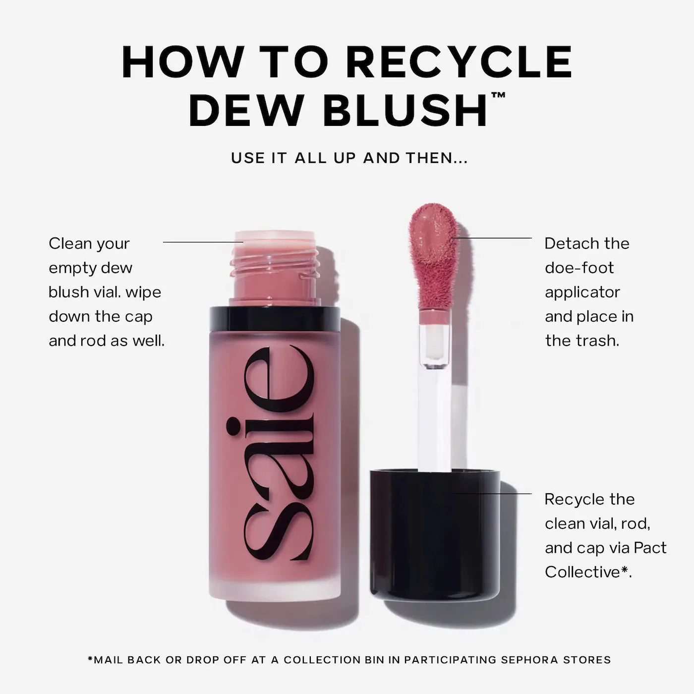 *PREORDEN: Mini Dew Blush™ Trio Gift Set - Saie / Set 3 pzas mini rubor liquido Ed. limitada