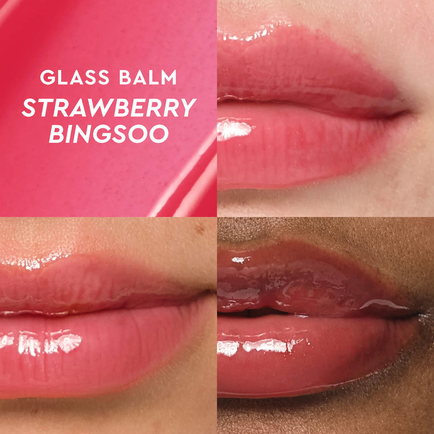 *PREORDEN: Mini Glass Balm Lip Collection Gift Set - Glow Recipe / 4 Mini pzas bálsamo hidratante