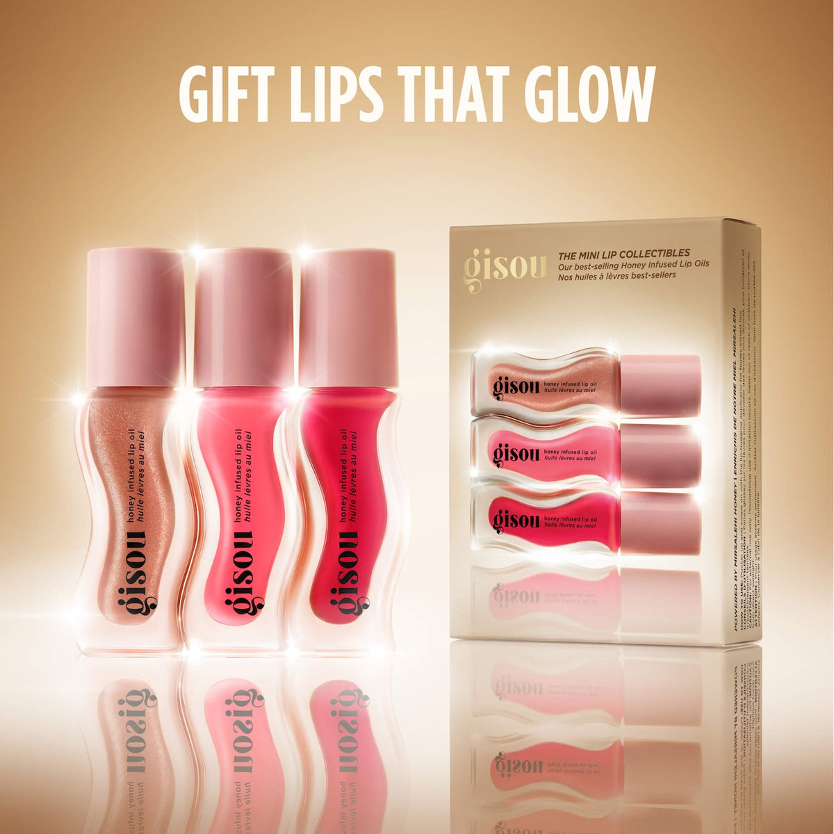 *PREORDEN: Mini Lip Trio Set - Gisou / Set para labios