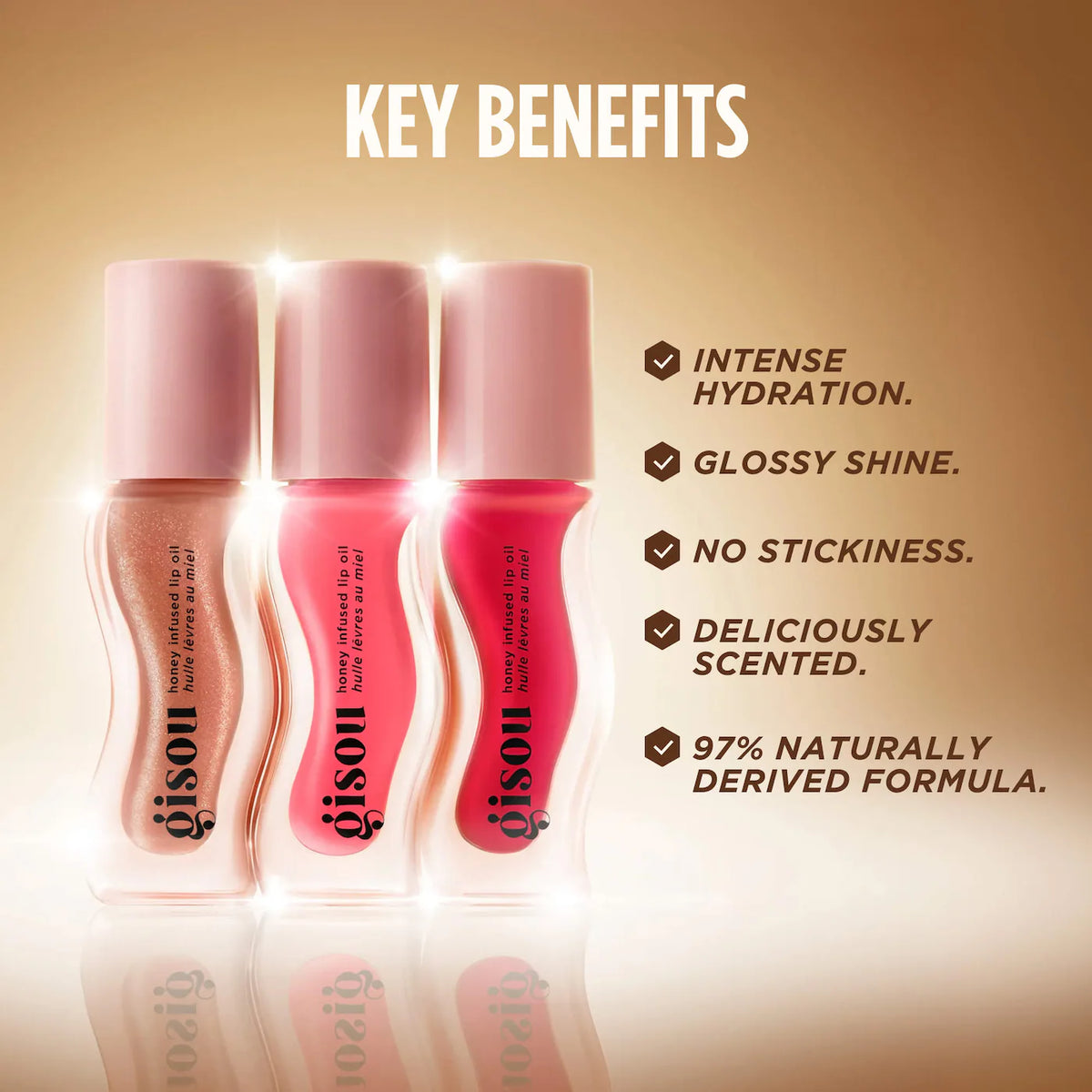 *PREORDEN: Mini Lip Trio Set - Gisou / Set para labios