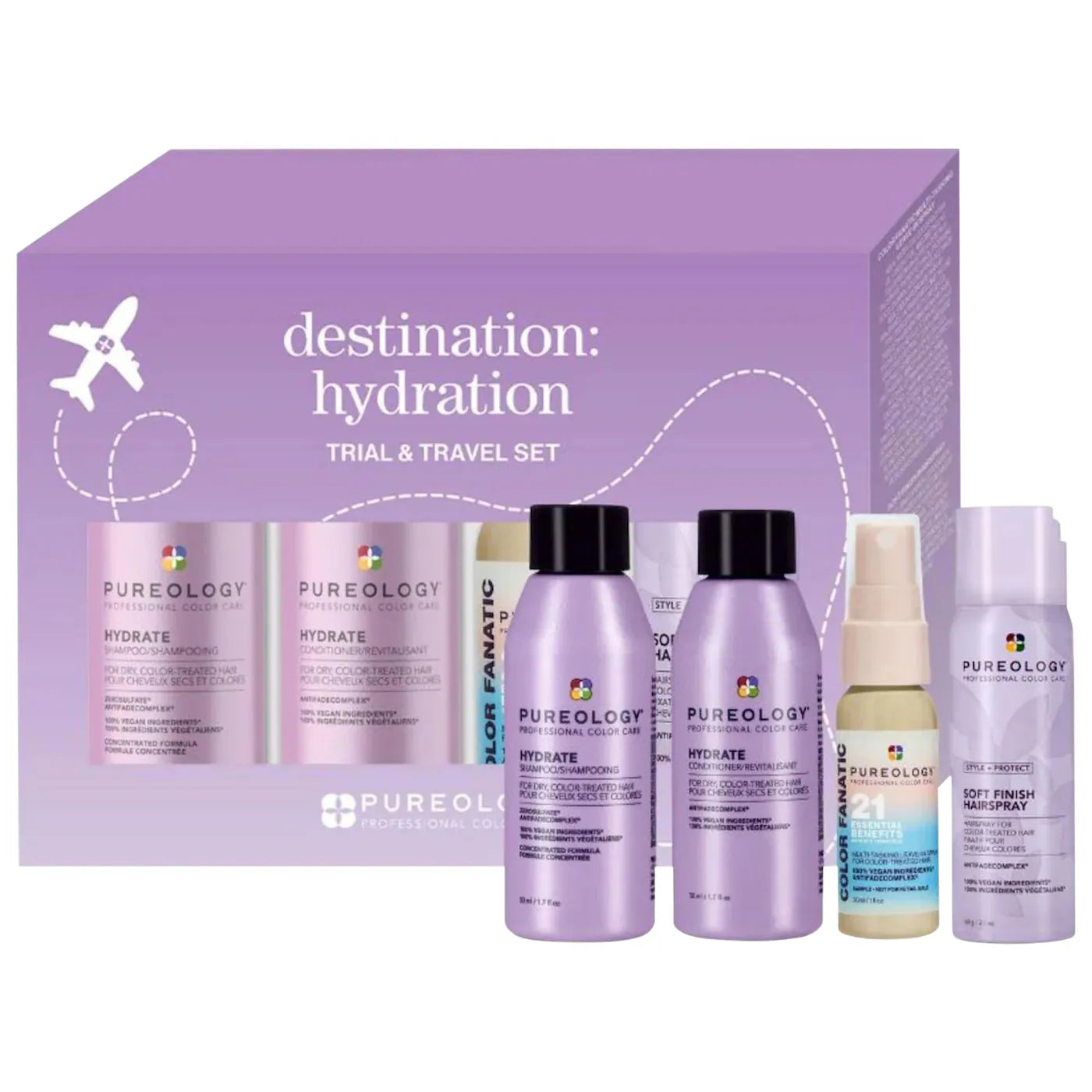 *PREORDEN: Mini On-The-Go Hydrate Hair Kit - Pureology / Set de 3 Pzs Hidratantes de cabello