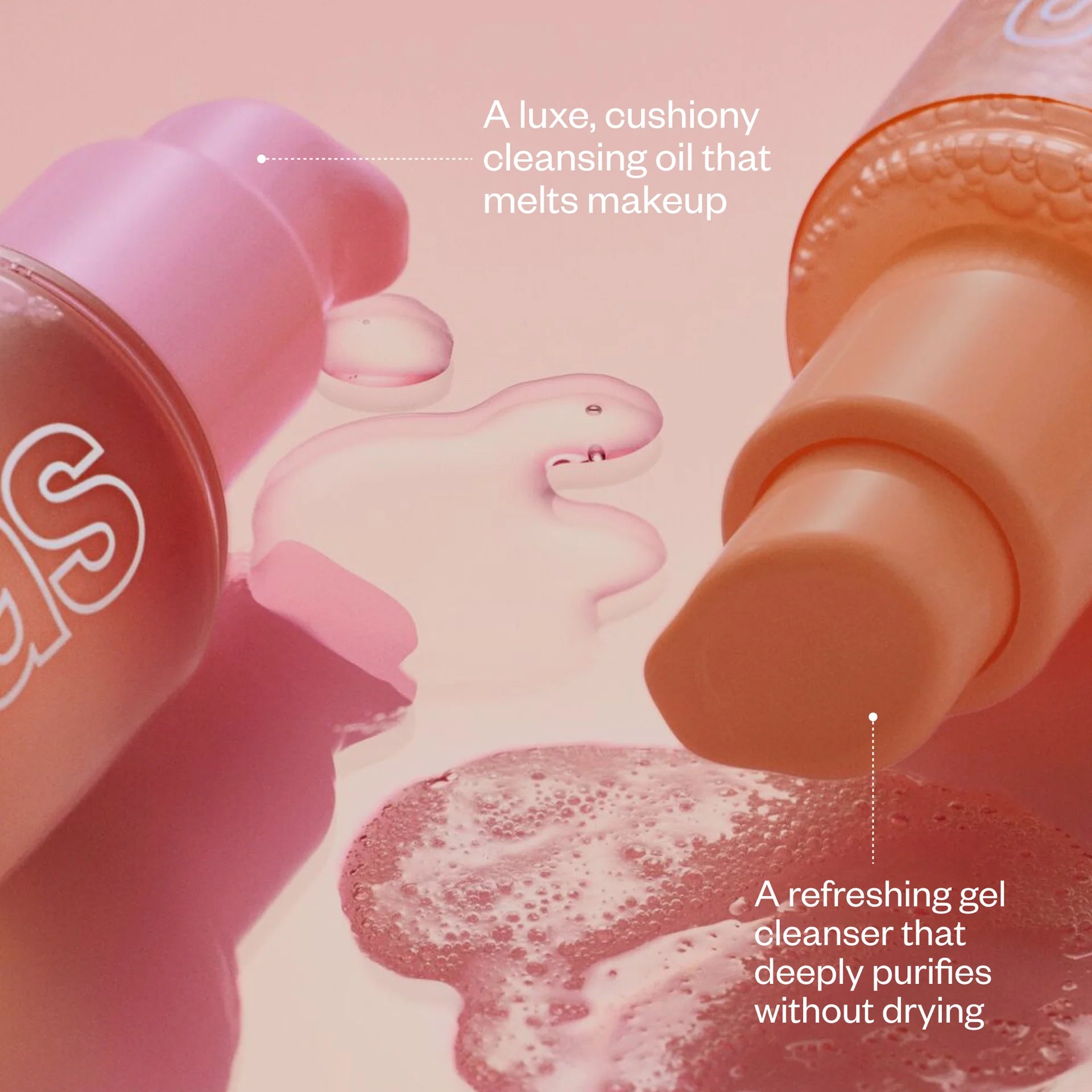 Mini Plump + Juicy Double Cleansing System - Kosas / Set de doble limpieza facial