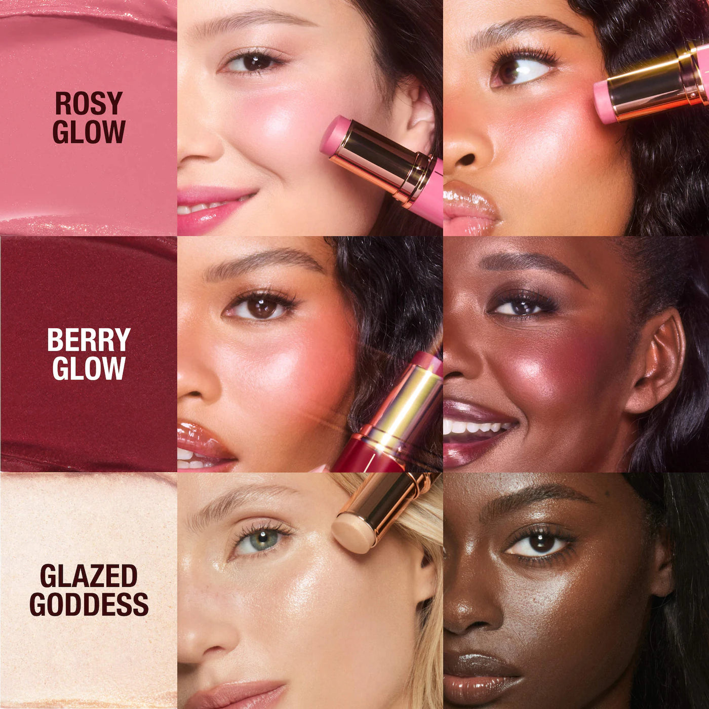 *PREORDEN: Mini Unreal Blush + Glow Trio - Charlotte Tilbury / Set de blush e iluminador
