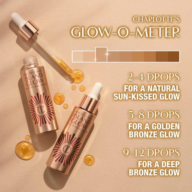 *PREORDEN: Island Glow Easy Tanning Drops - Charlotte Tilbury / Gotas bronceadoras