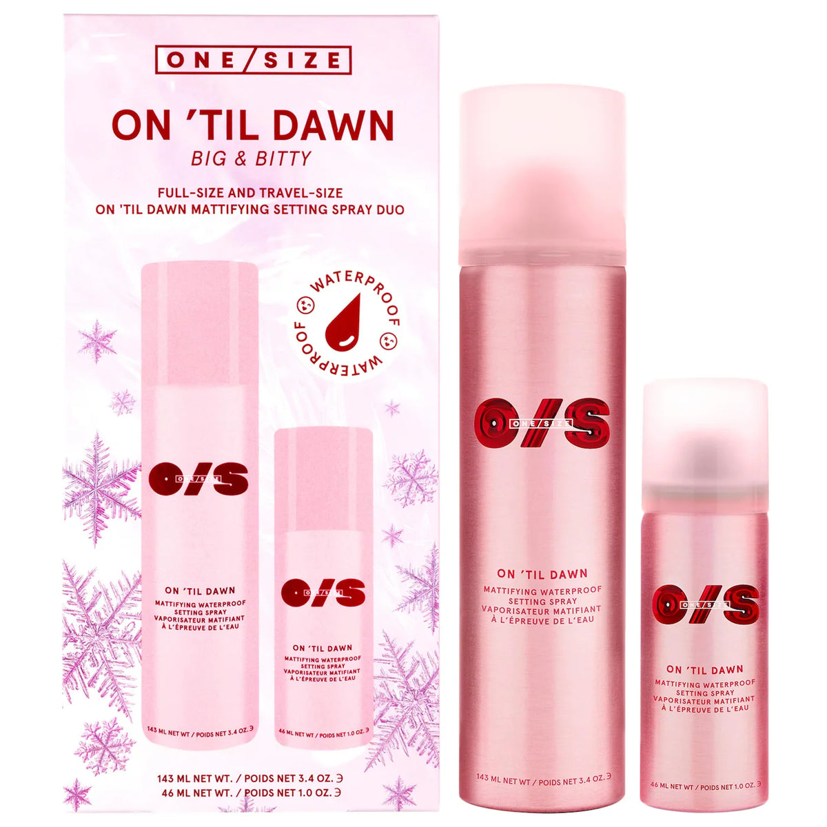 *PREORDEN: SET On 'Til Dawn Mattifying Waterproof Setting Spray - ONE/SIZE by Patrick Starrr / Set de spray fijador