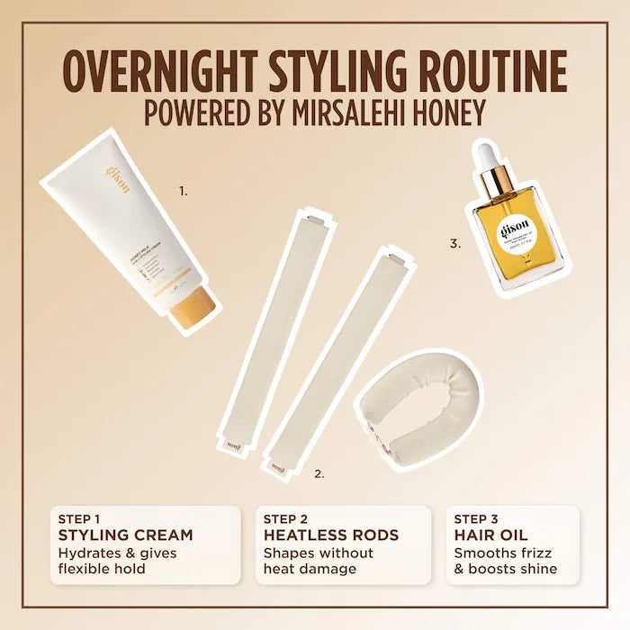 *PREORDEN: Overnight Styling Set - Gisou/ Set de peinado para el cabello sin calor