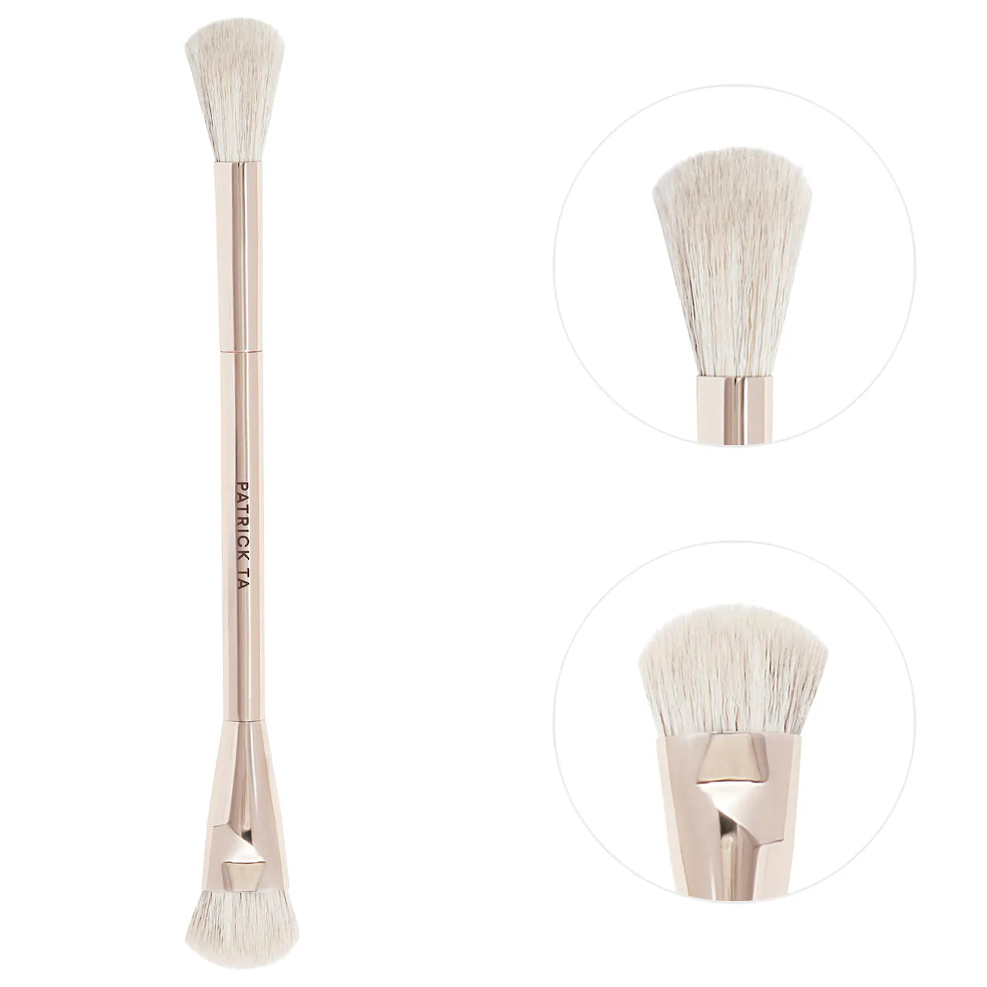 *PREORDEN: Dual Ended Highlighter Brush PATRICK TA Brocha de doble  punta para iluminador