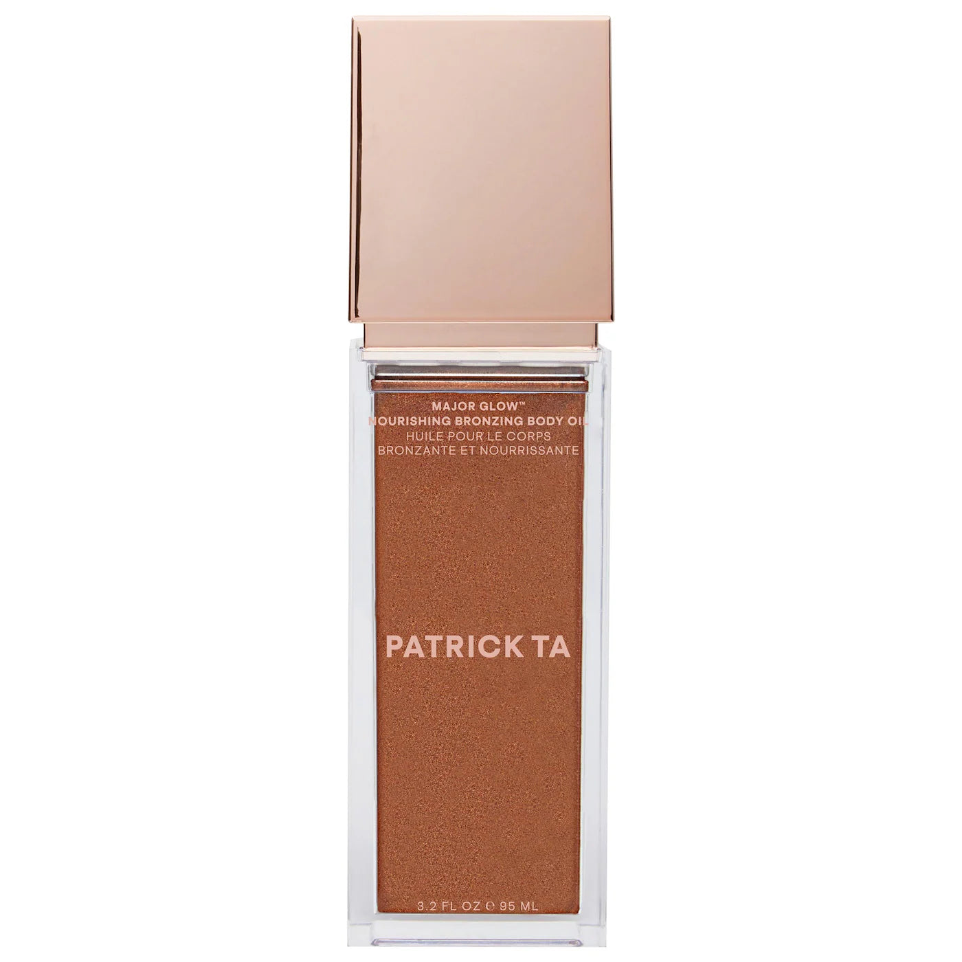 *PREORDEN: Major Glow Nourishing Bronzing Body Oil - PATRICK TA / Aceite corporal bronceador con brillo