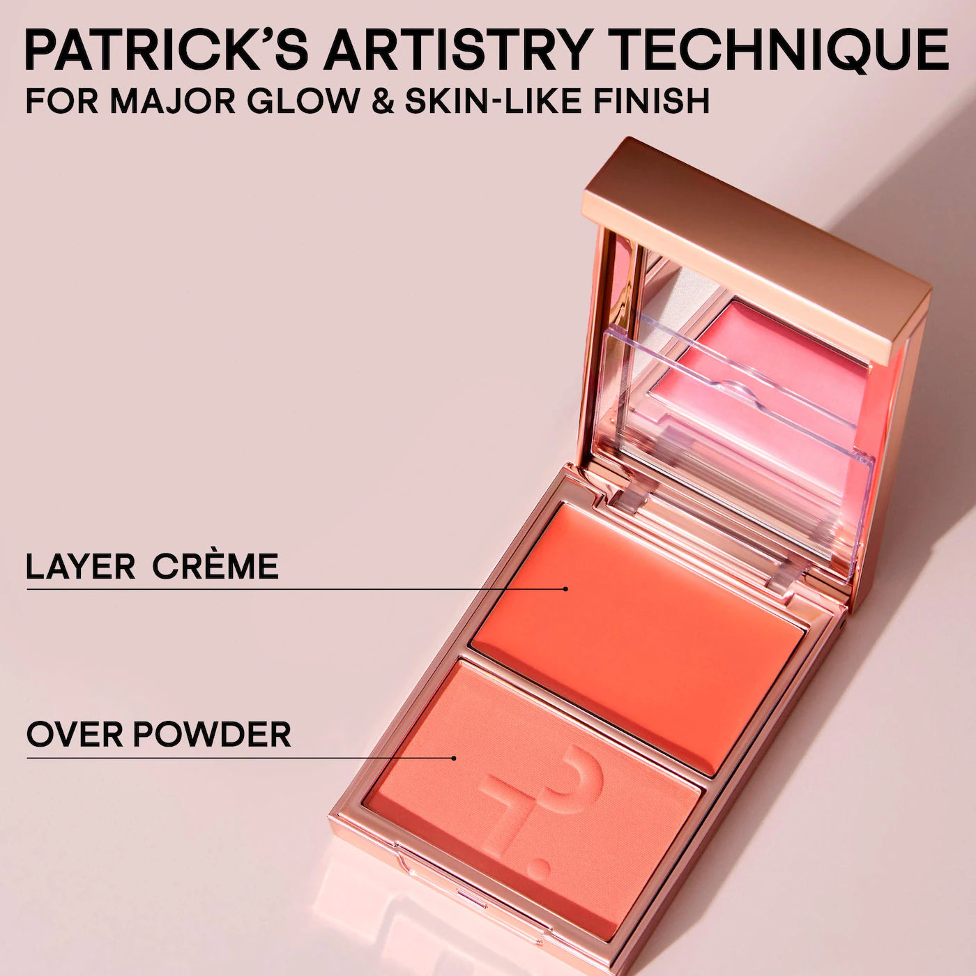 Mini Must-Have Major Headlines Double-Take Crème & Powder Blush Duo Set - Patrick Ta / Set de mini blush