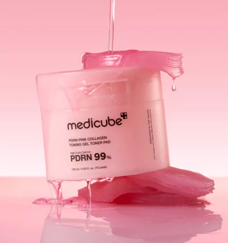 PDRN Pink Collagen Gel Toner Pad - Medicube / Almohadillas de colágeno