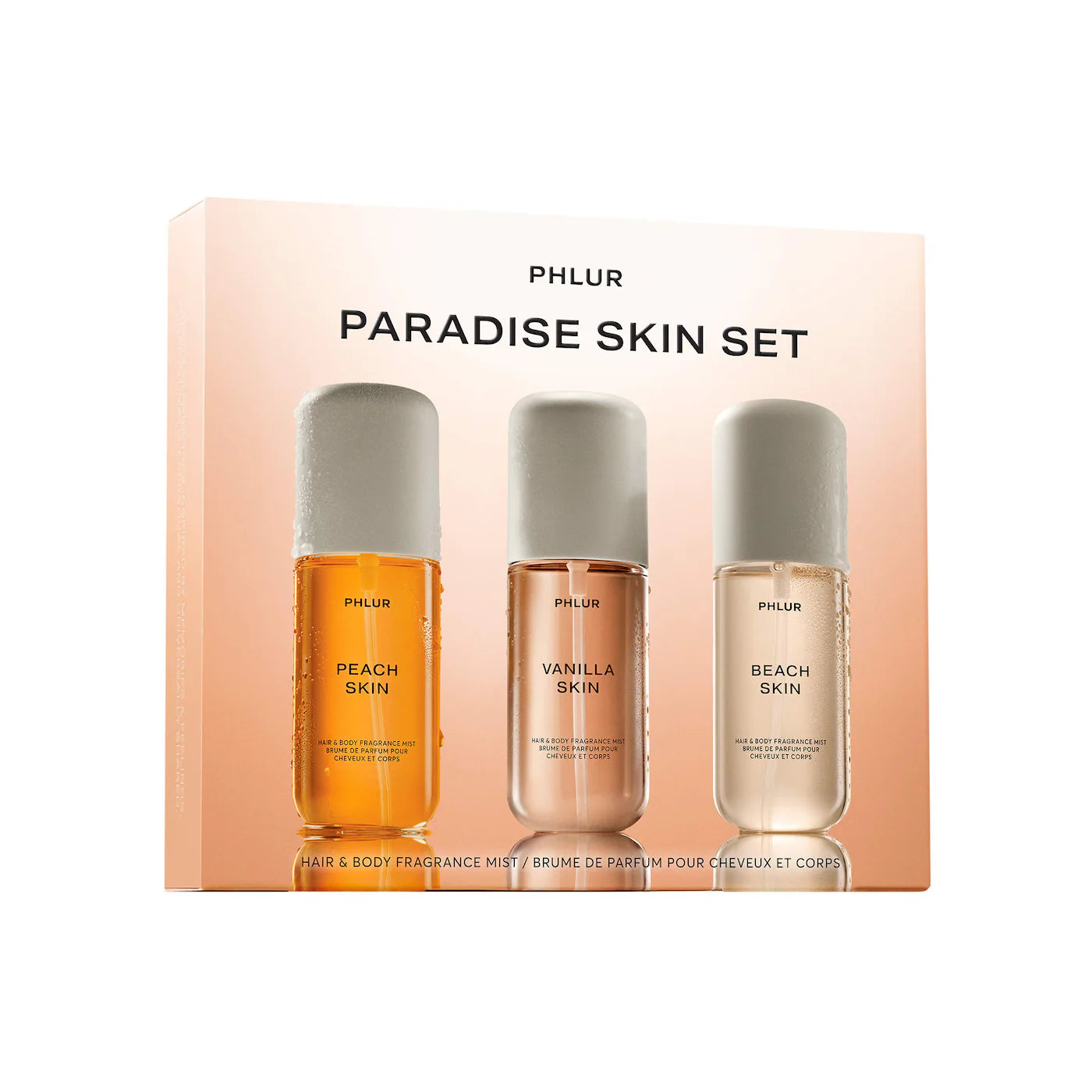 *PREORDEN: Paradise Skin Hair and Body Fragrance Mist Set - PHLUR / Set 3 pzas fragancia Floral para el cabello y cuerpo