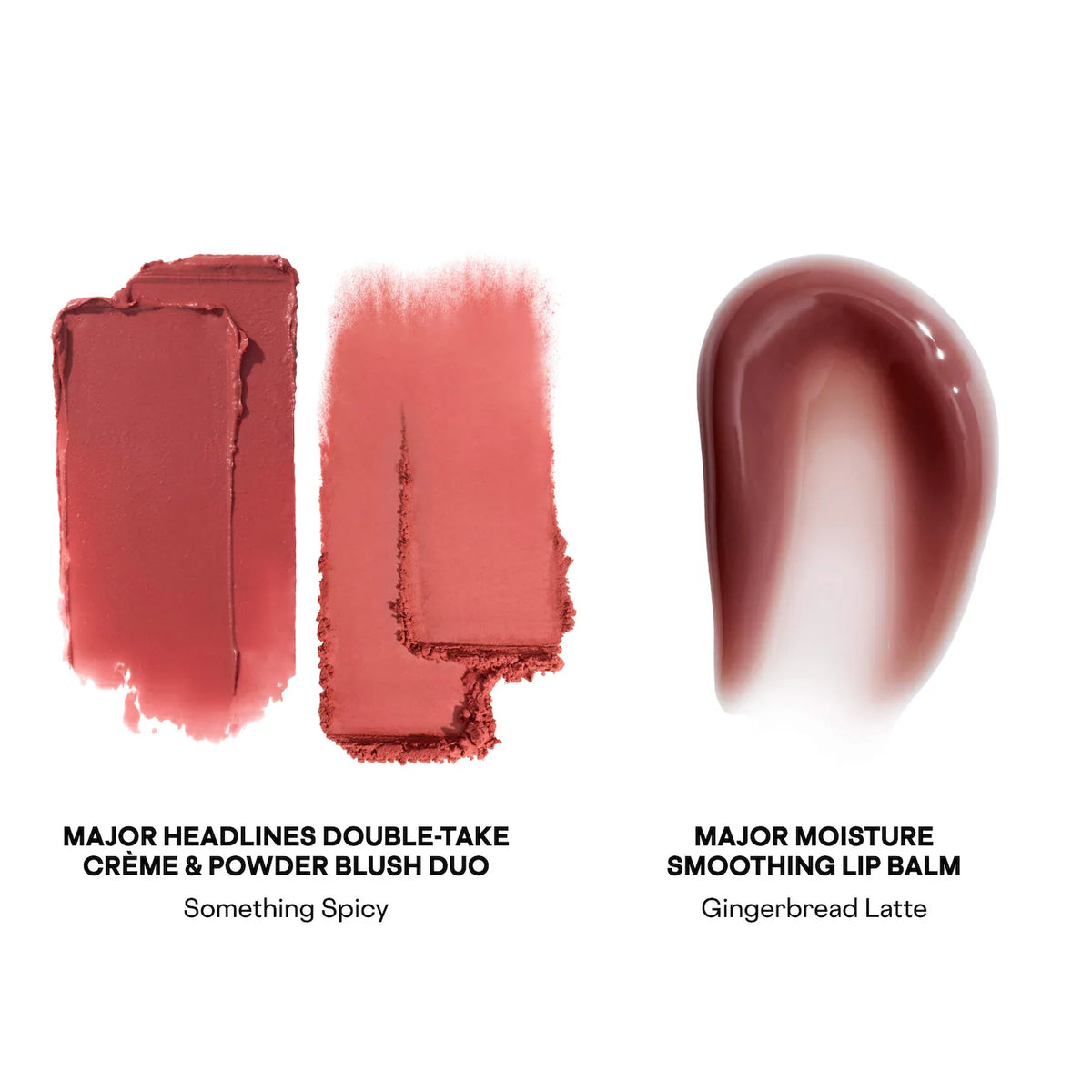 *PREORDEN: Major Headlines Double-Take Crème & Powder Blush Duo & Lip Balm Makeup Gift Set - PATRICK TA /