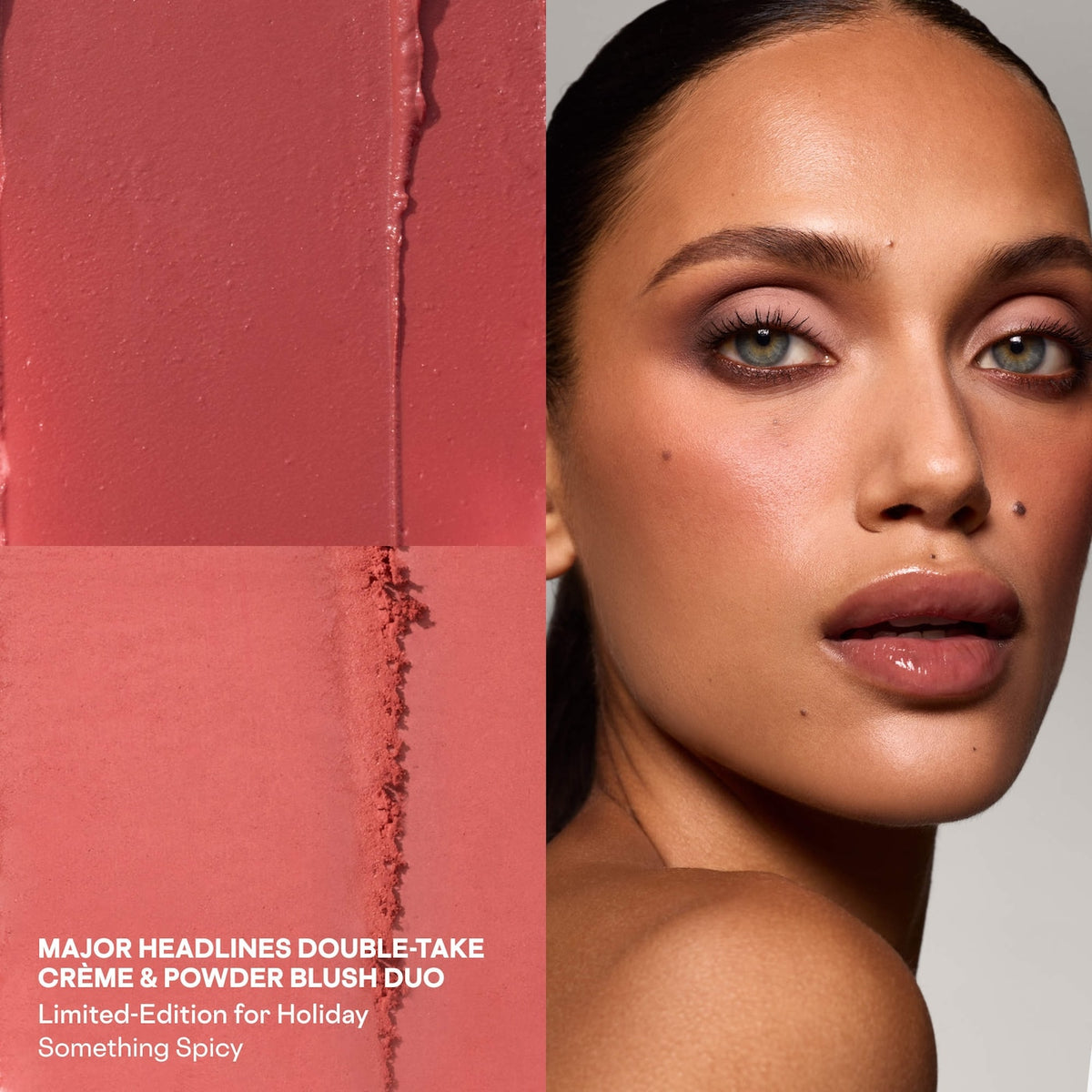 *PREORDEN: Major Headlines Double-Take Crème & Powder Blush Duo & Lip Balm Makeup Gift Set - PATRICK TA /