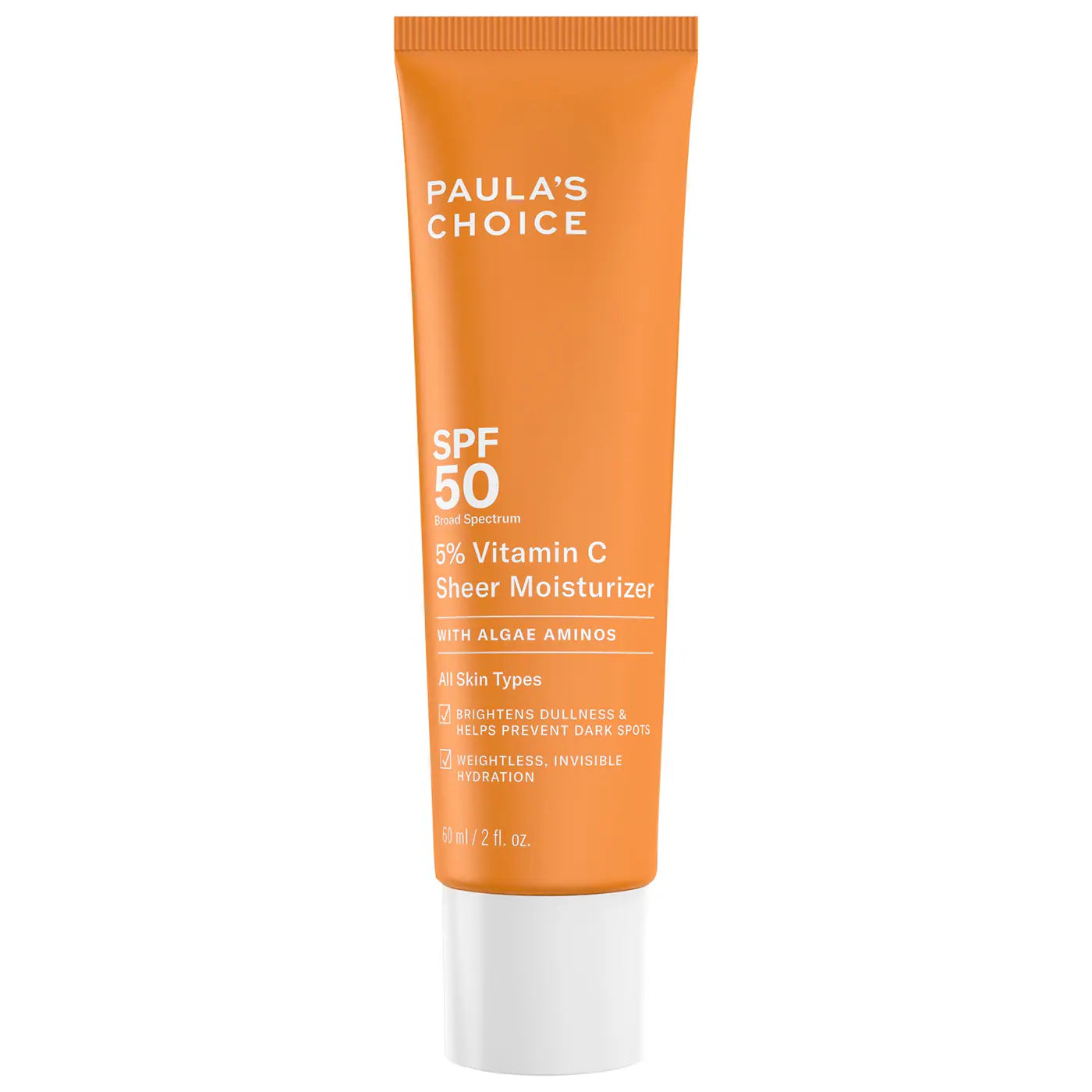 *PREORDEN: 5% Vitamin C Sheer Facial Moisturizer SPF 50 - Paula’s Choice / Protector solar hidratante e iluminador