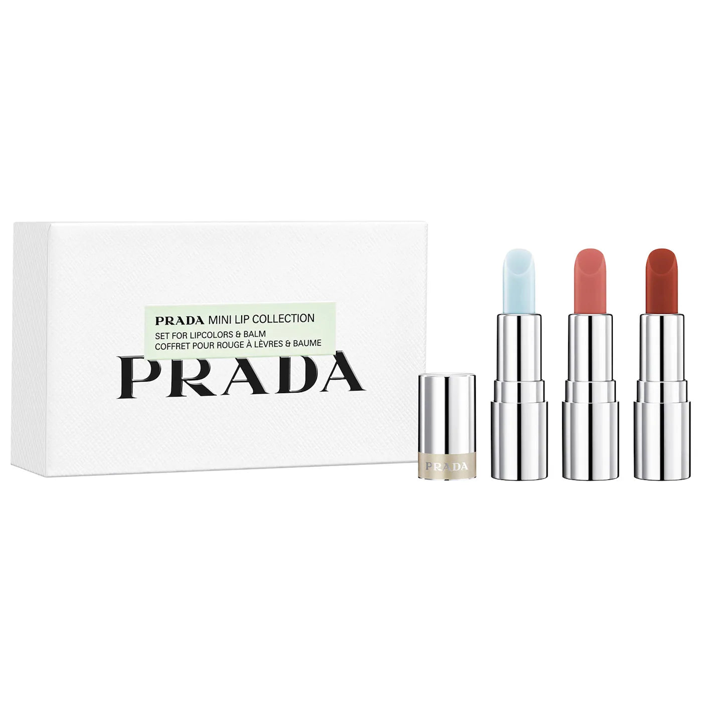 Mini Moisturizing Lip Balm Set - Prada / Set 3 pzas mini balsamos labiales