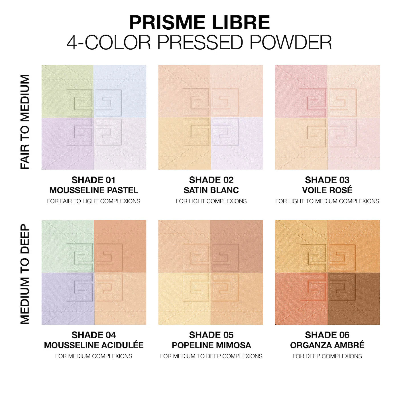 *PREORDEN: Prisme Libre Blurring & Color-Correcting Matte Pressed Powder - Givenchy / Polvo compacto para poros e imperfecciones