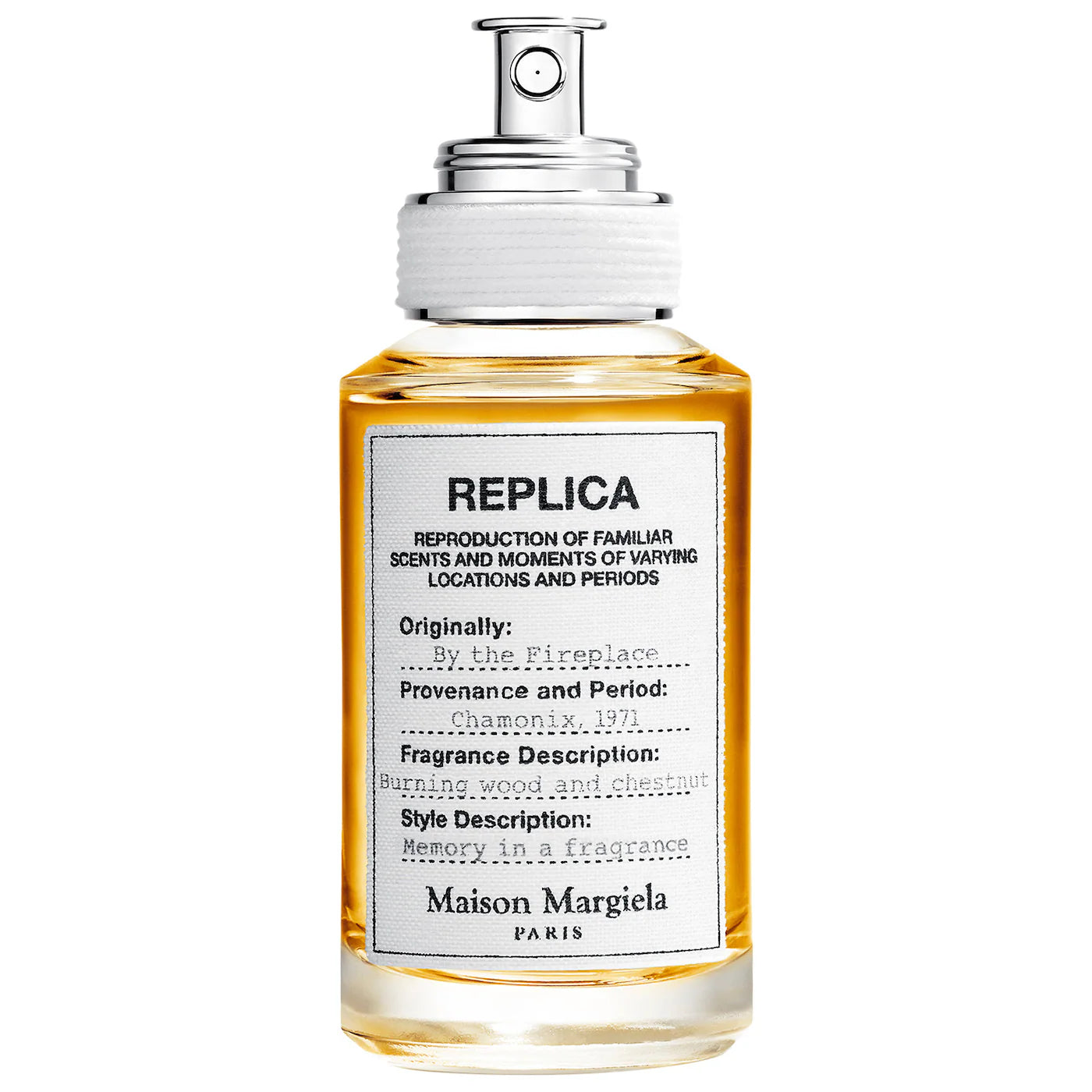 ‘REPLICA' By the Fireplace Eau de Toilette with Chestnut, Vanilla, and Clove Oil 50ml- Maison Margiela / Fragancia