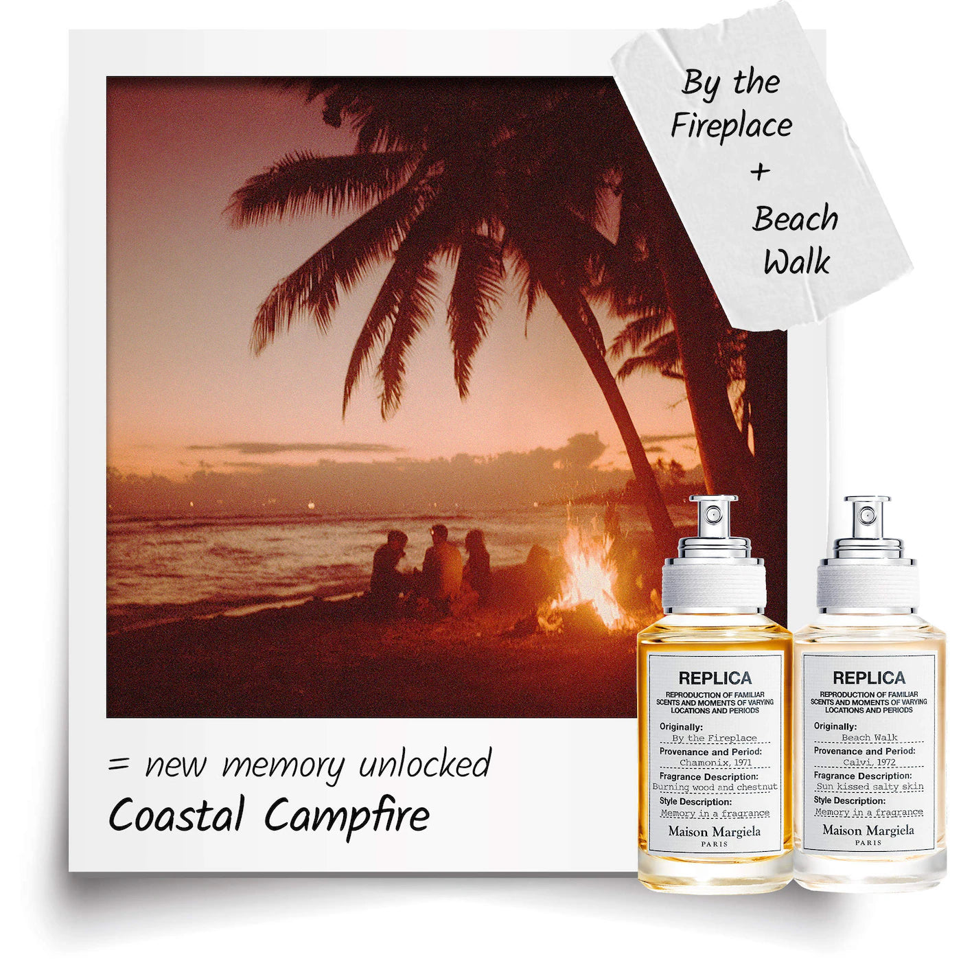 ‘REPLICA' By the Fireplace Eau de Toilette with Chestnut, Vanilla, and Clove Oil 50ml- Maison Margiela / Fragancia