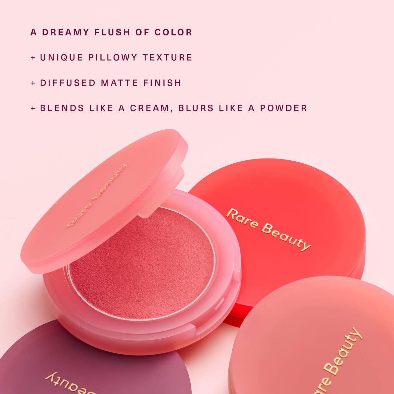*PREORDEN: Soft Pinch Matte Bouncy Blush - Rare Beauty / Rubor cremoso