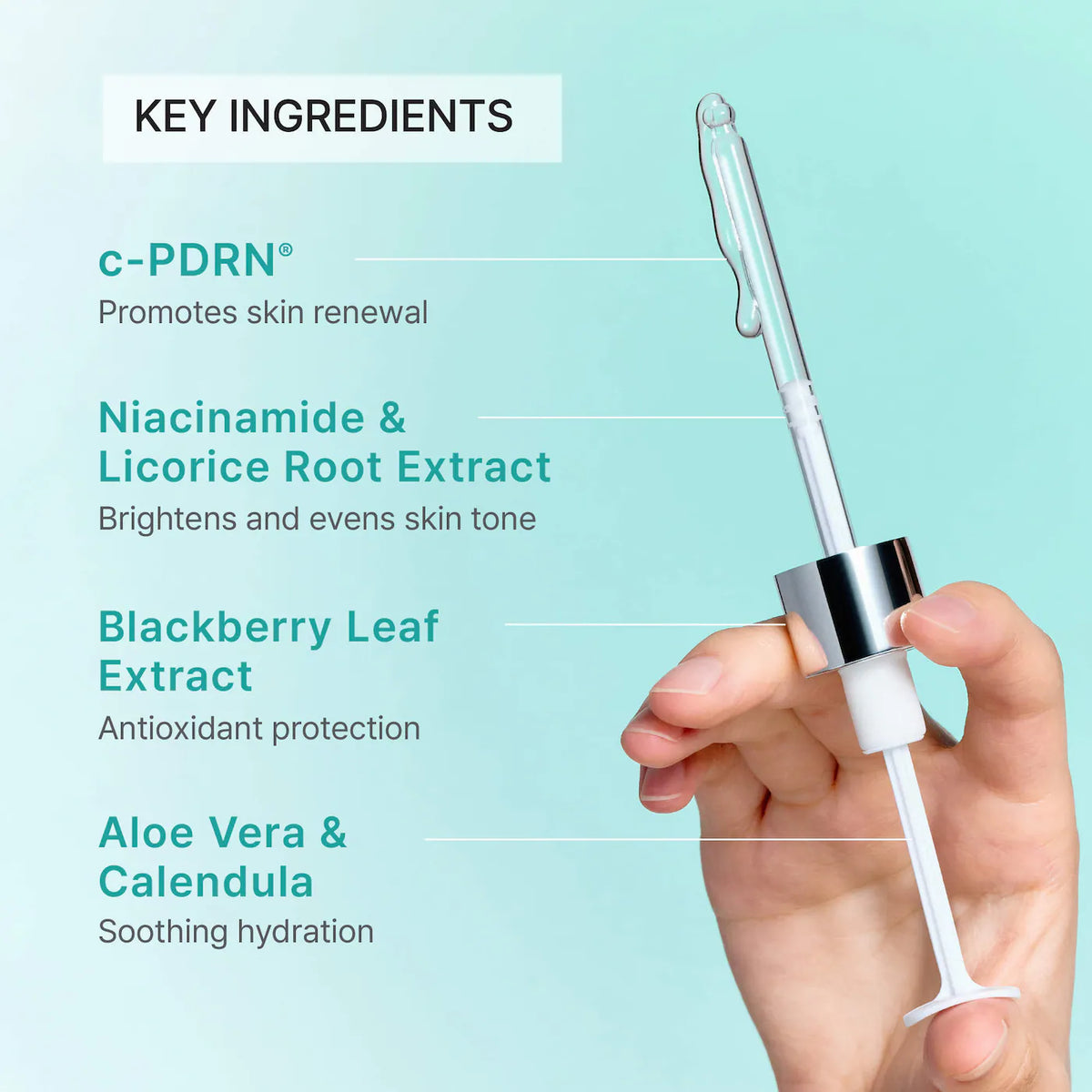 *PREORDEN: Turnover Ampoule c-PDRN® 0.5% Renewing Serum for Smooth Texture & Glass Skin - Rejuran / Suero que mejora la textura de la piel