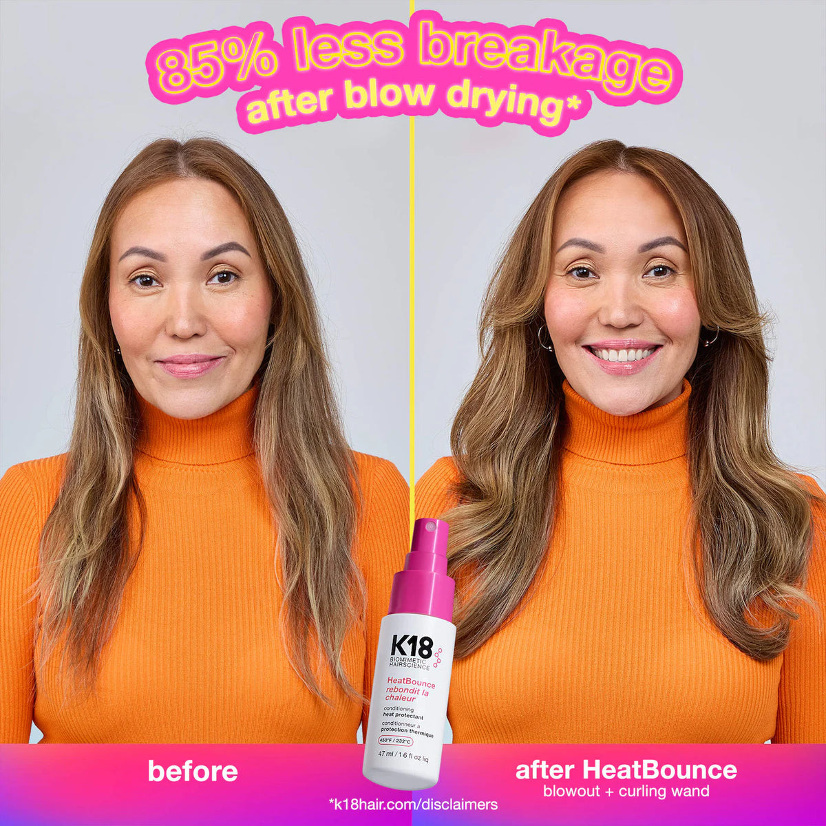 *PREORDEN: Repair + Protect Mini Leave-In Molecular Repair Mask & HeatBounce Leave-In Conditioner Gift Set - K18 / Set reparador de cabello