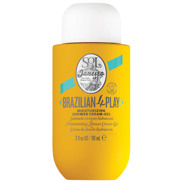 Brazilian 4 Play Moisturizing Shower Cream-Gel 90mL - Sol de Janeiro / Gel de baño