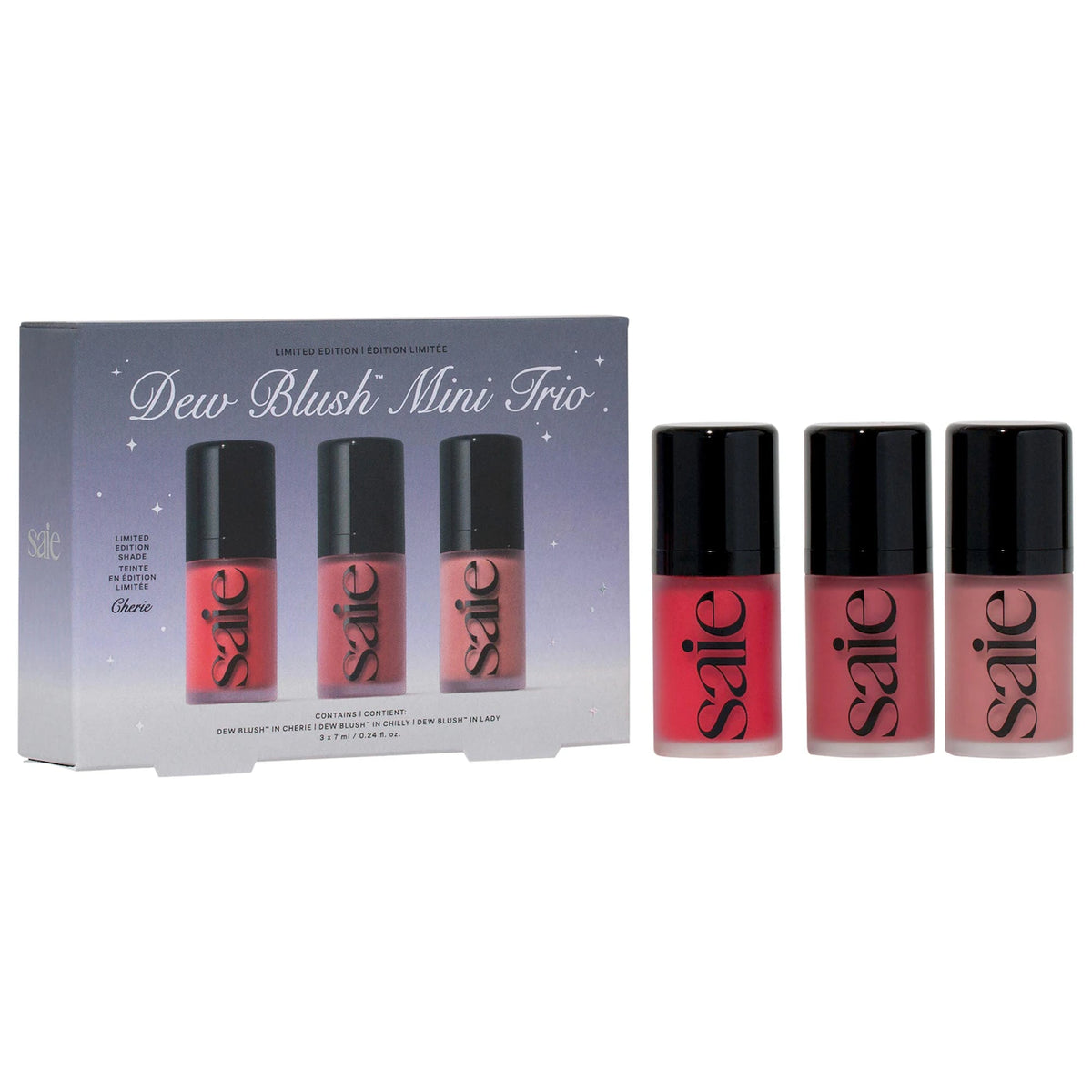 *PREORDEN: Mini Dew Blush™ Trio Gift Set- Saie / Set 3 pzas mini blush *ed. limitada