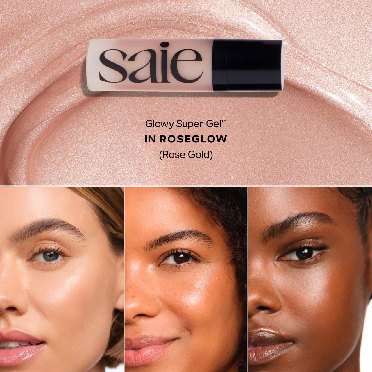 SaieGlow™ Essentials Starter Set - Saie / Set esenciales rostro, mejillas y labios